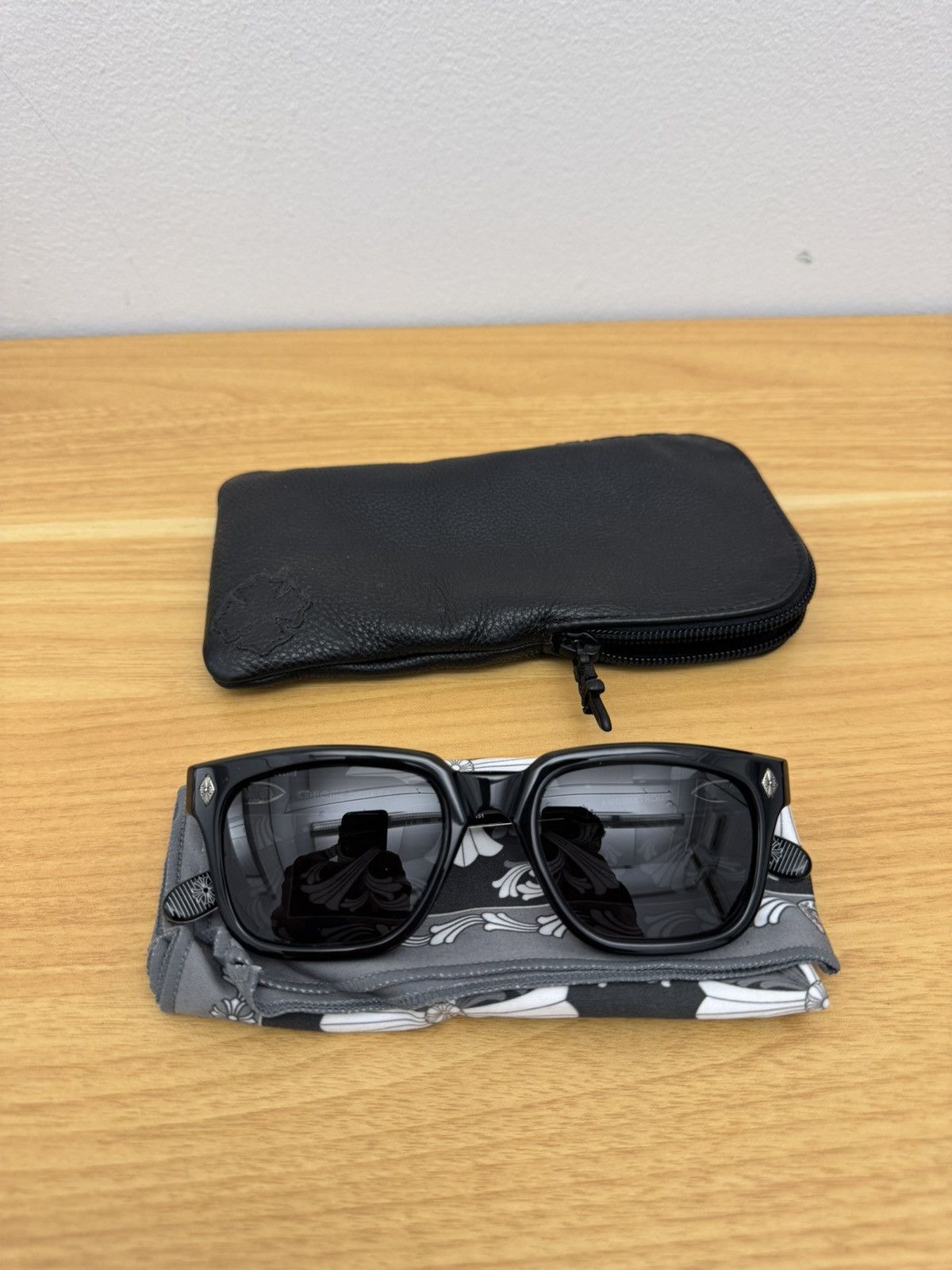 Chrome Hearts Chrome Hearts Ambidixtrous Black .925 Silver Glasses Size ONE SIZE - 1 Thumbnail