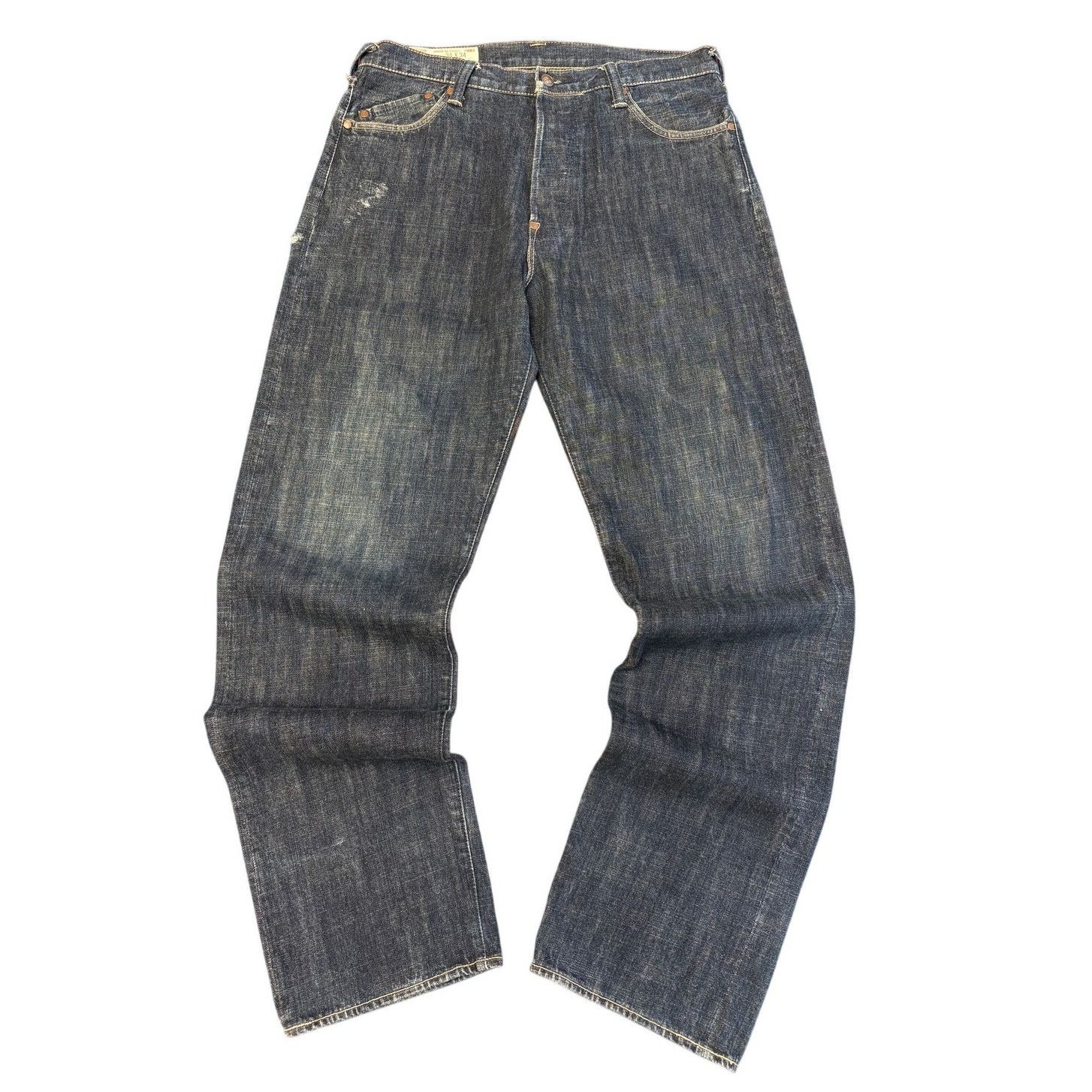 33725 Nudie Jeans Grim Tim Black Ring Men Jeans size 33/34