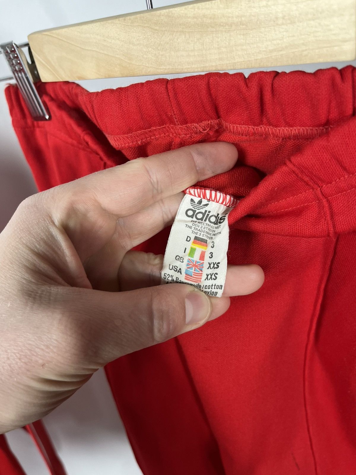 Adidas Vintage Adidas Red Tracksuit Jacket Pants Set Size XXS Size XXS / US 00 / IT 34 - 10 Thumbnail