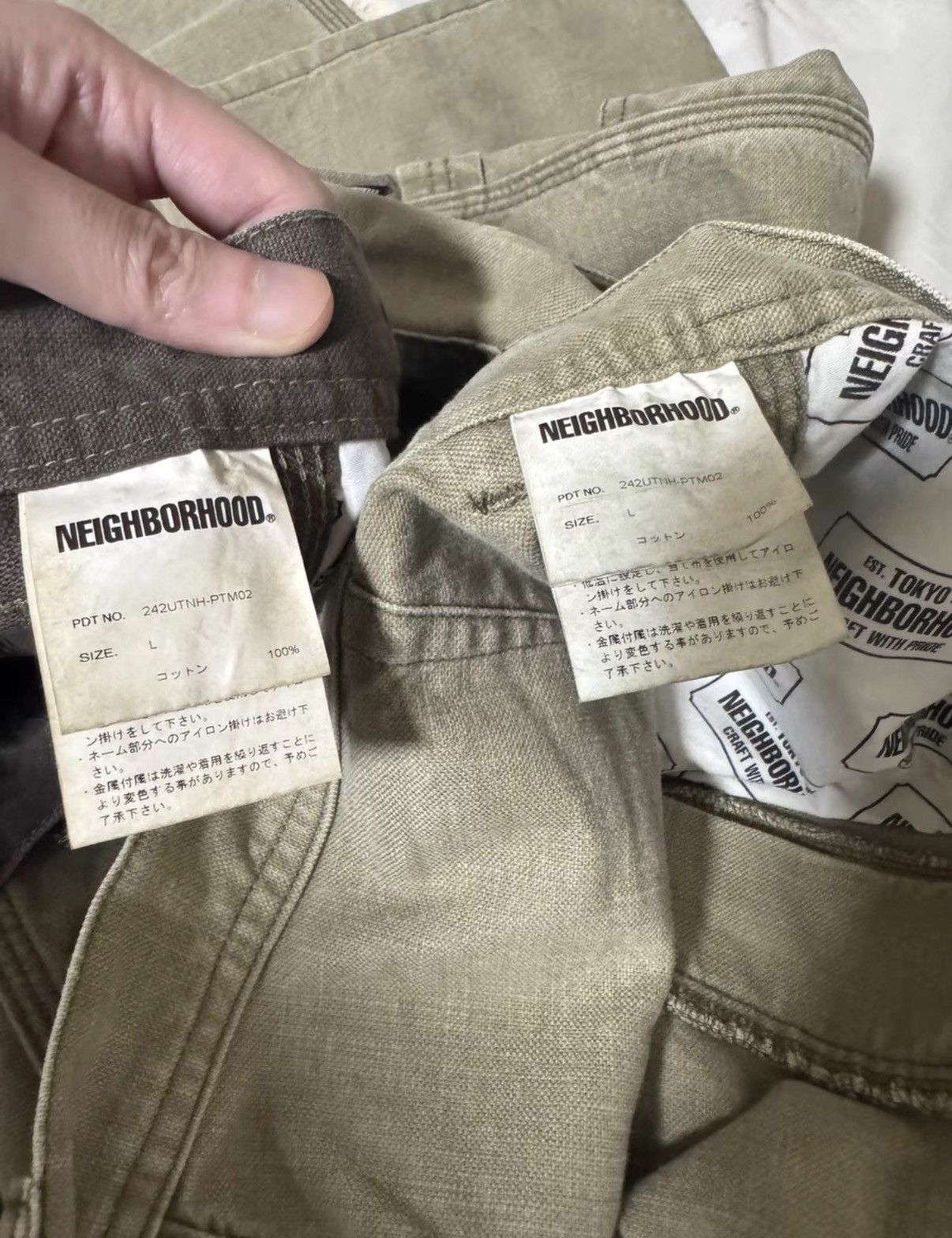 Neighborhood NEIGHBORHOOD 24AW Duck painter pants —sulfur-dyed distressed Size US 36 / EU 52 - 4 Thumbnail