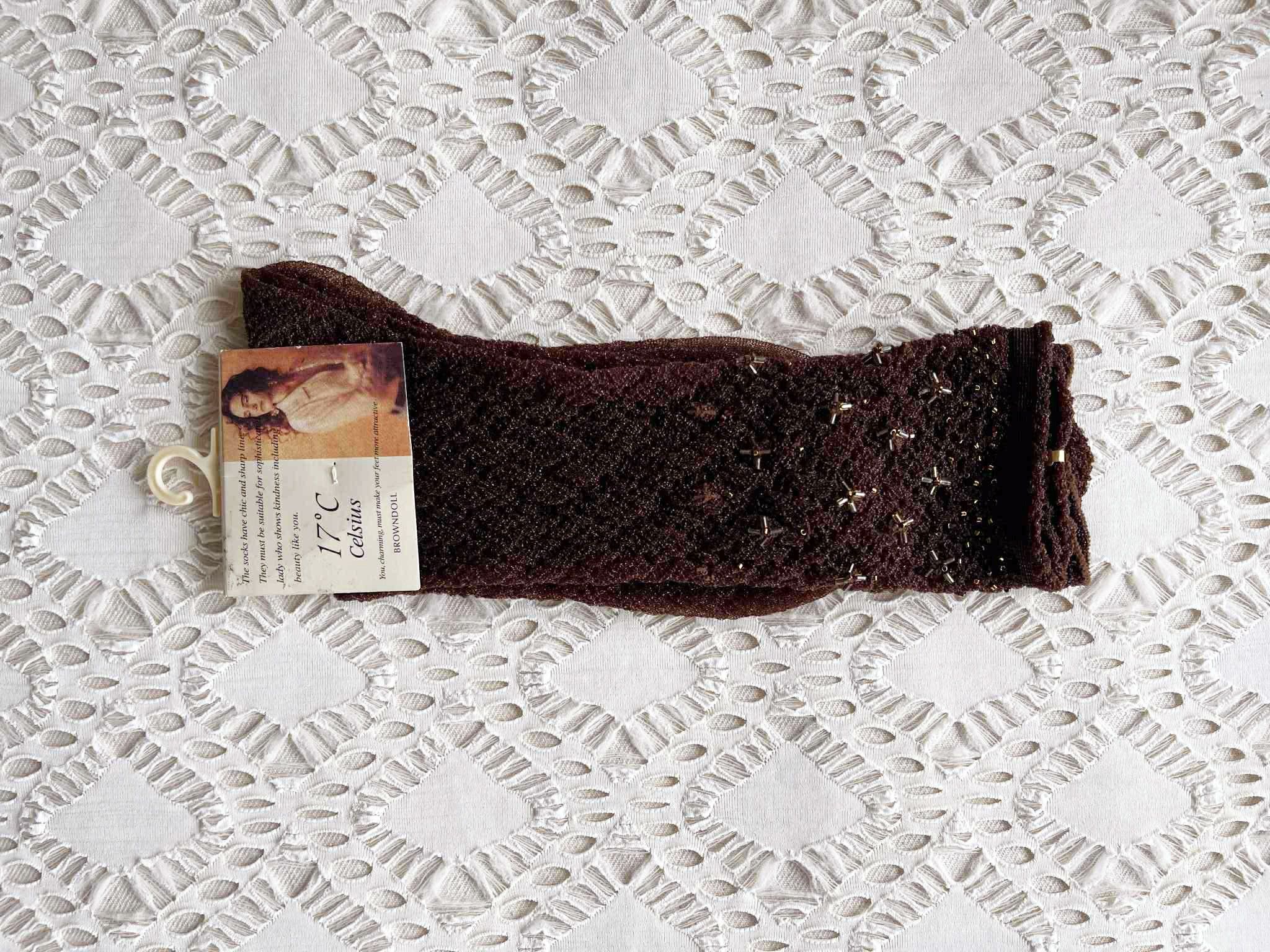 Vintage 80s Vintage Deadstock Women Nylon SOCKS, original package Size ONE SIZE - 5 Thumbnail
