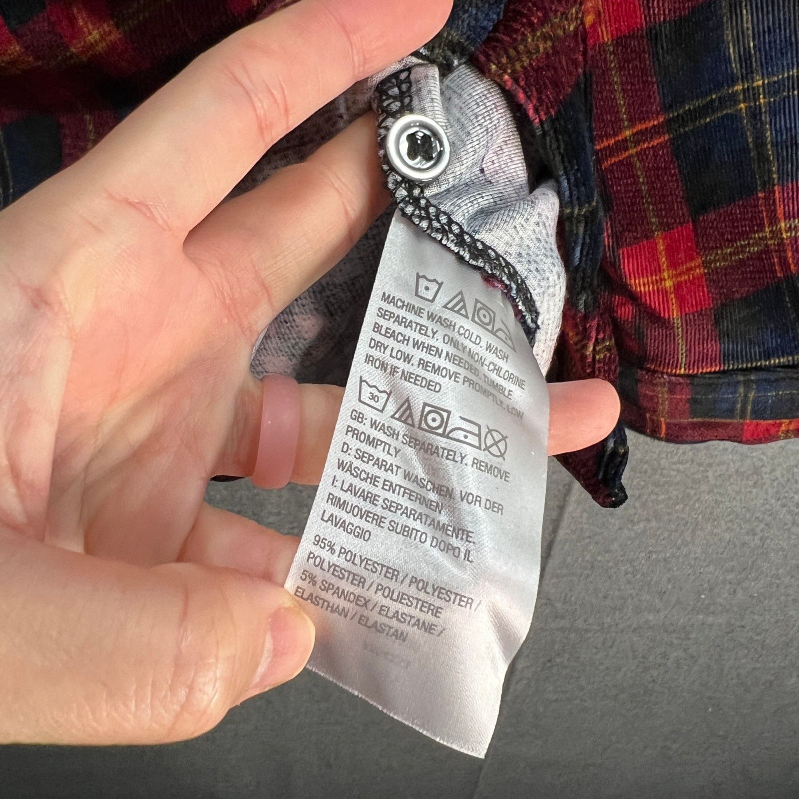 Other Susan Graver Weekend Regular Plaid Knit Corduroy Button Size XL / US 12-14 / IT 48-50 - 9 Thumbnail