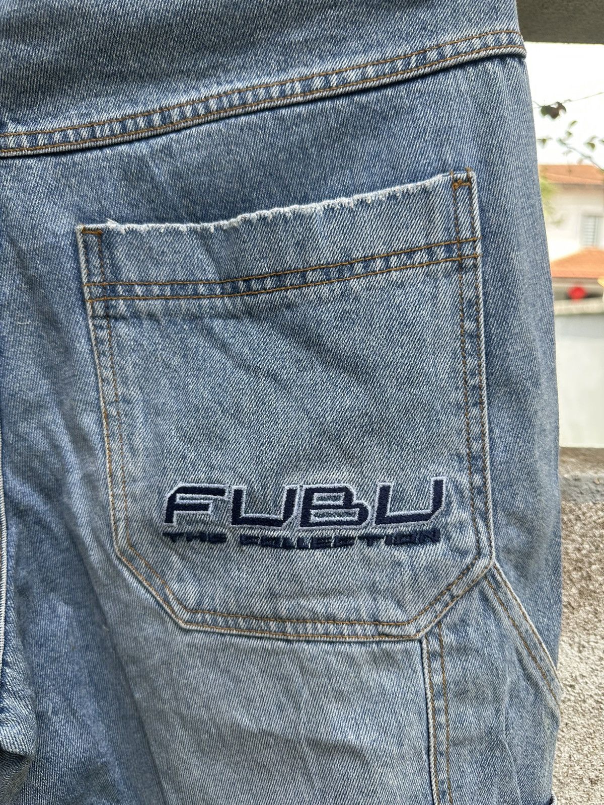 Fubu × If Six Was Nine Vintage 90s FUBU baggy hiphop flare jeans BOSS01 Size US 30 / EU 46 - 9 Thumbnail