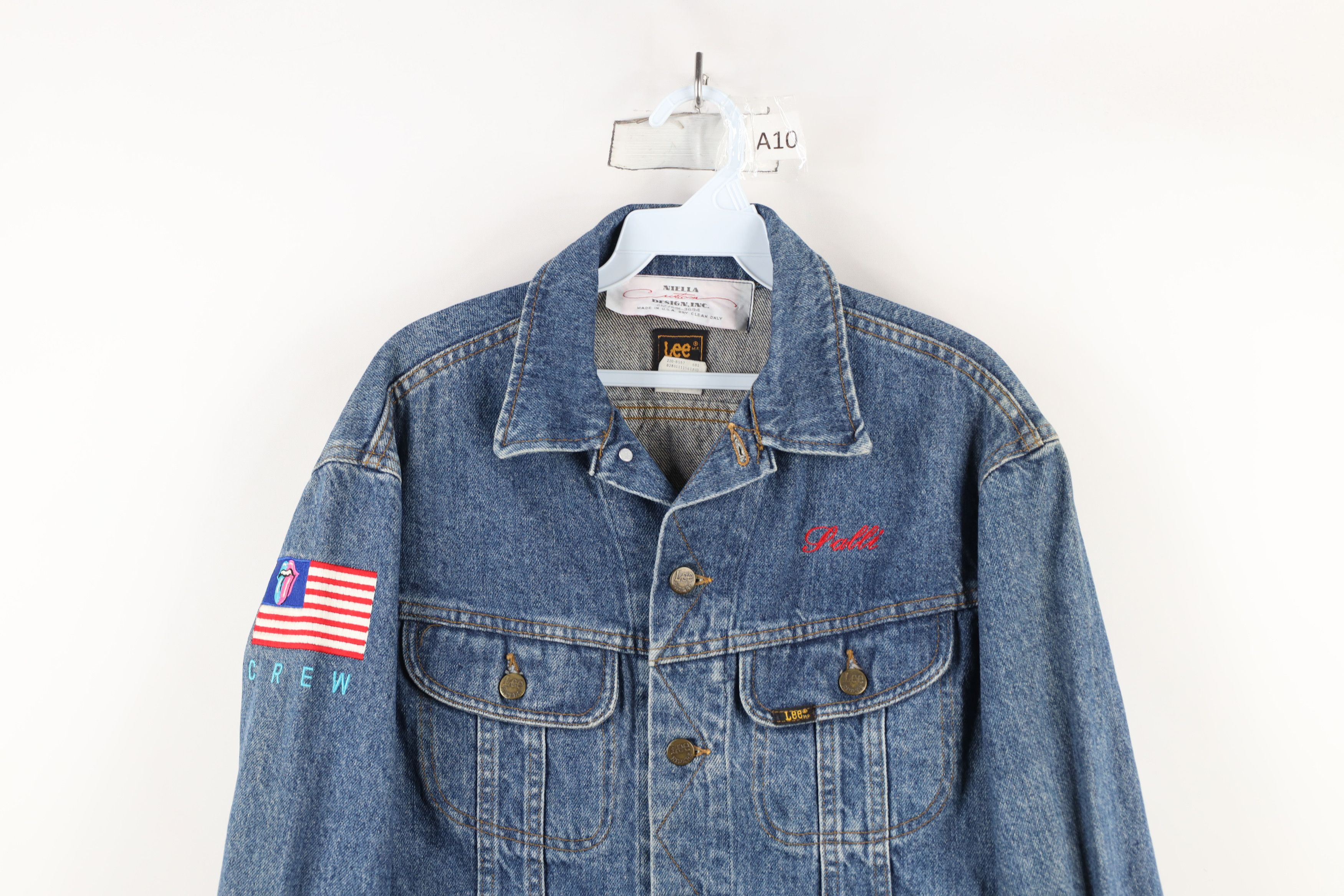 Vintage Vintage 90s The Rolling Stones Band Trucker Jacket USA Size US L / EU 52-54 / 3 - 2 Thumbnail