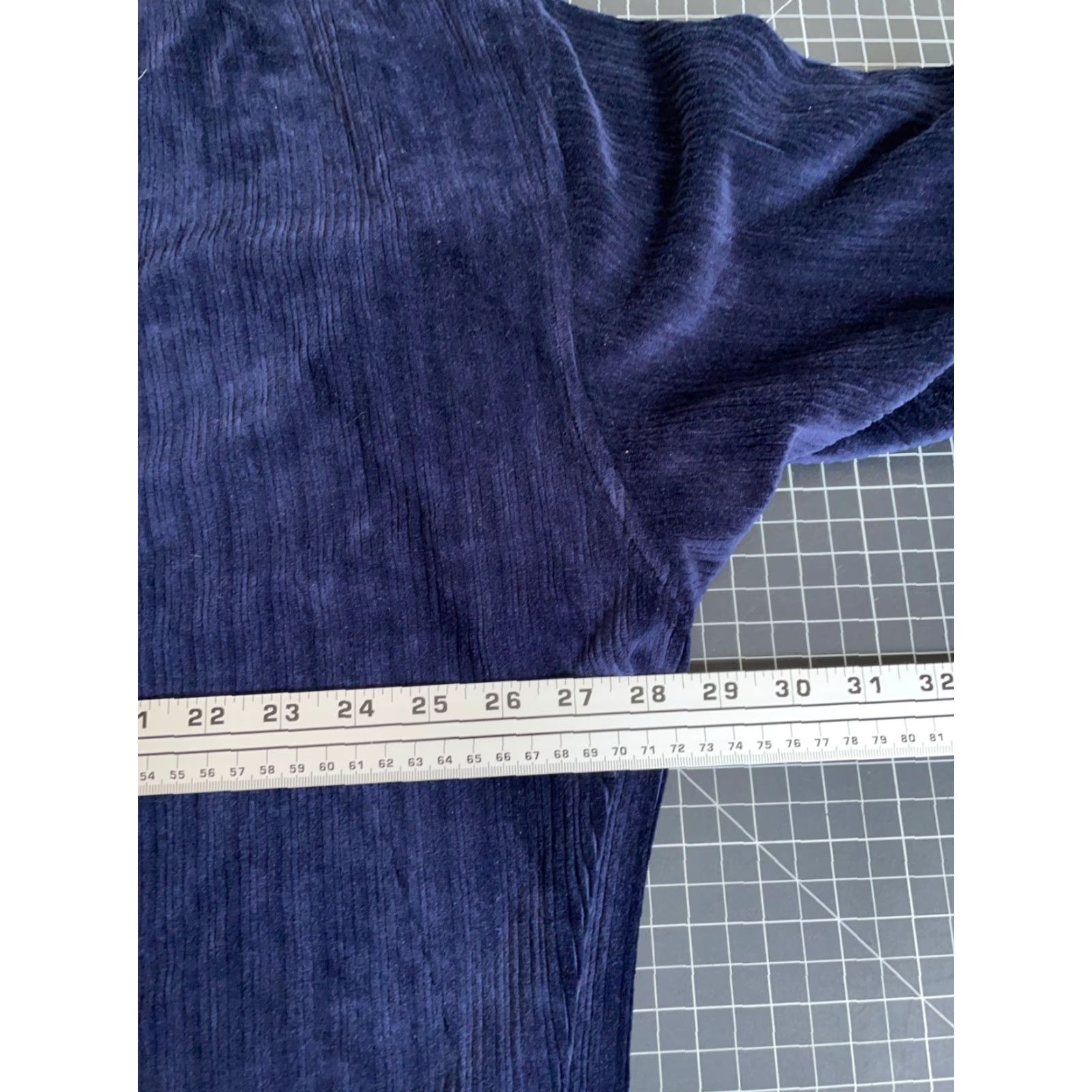 Cotton Traders Cotton Traders Polo Shirt Mens Big 2X Dark Blue Velour Long Sleeve Casual 90s Retro Size US XXL / EU 58 / 5 - 5 Thumbnail