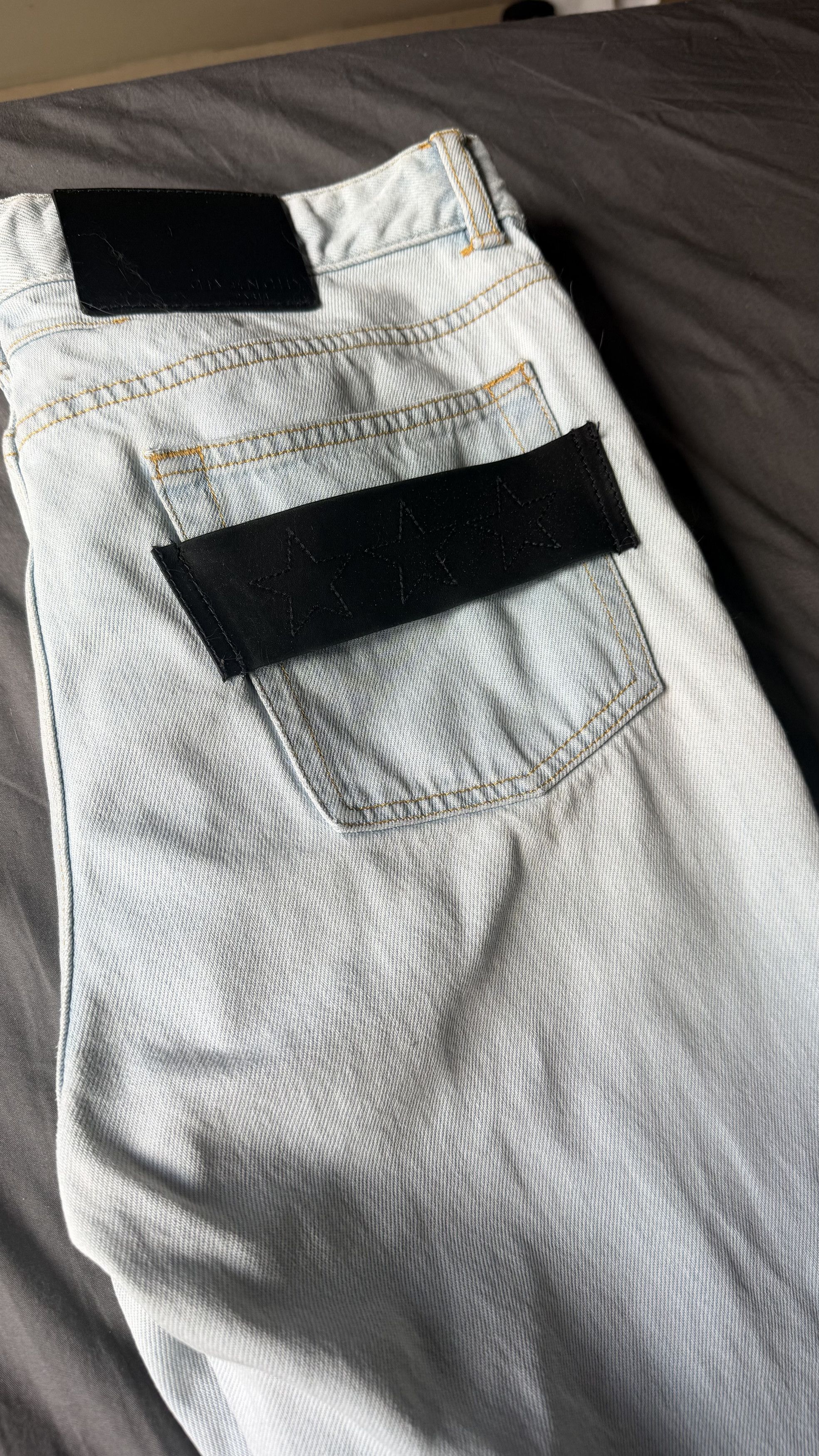 Riccardo Tisci Givenchy SS10 Star Patch Denim Jeans vintage 2010 y2k Size US 32 / EU 48 - 2 Thumbnail