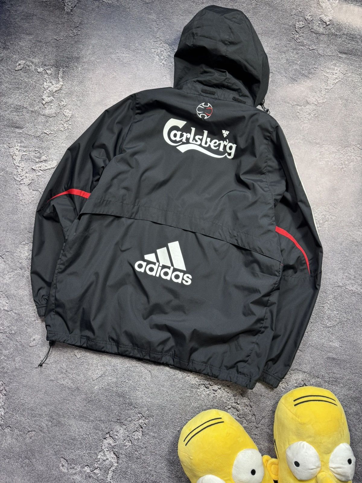 Adidas Vintage Adidas x Liverpool FC 2007/08 Rain Jacket Size US XL / EU 56 / 4 - 11 Thumbnail