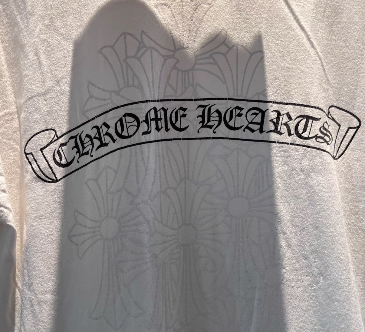Chrome Hearts Chrome Hearts Scroll Print Basic White T-Shirt Size US L / EU 52-54 / 3 - 7 Thumbnail