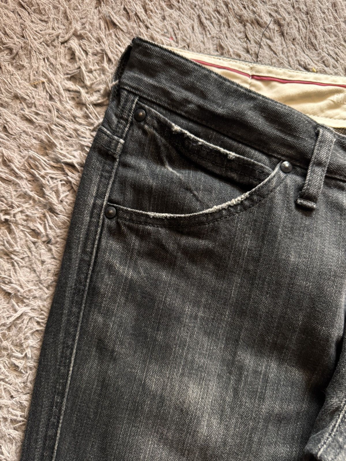 FACTOTUM Factotum “Kafka” Faded Clawmark Denim Size US 32 / EU 48 - 4 Thumbnail
