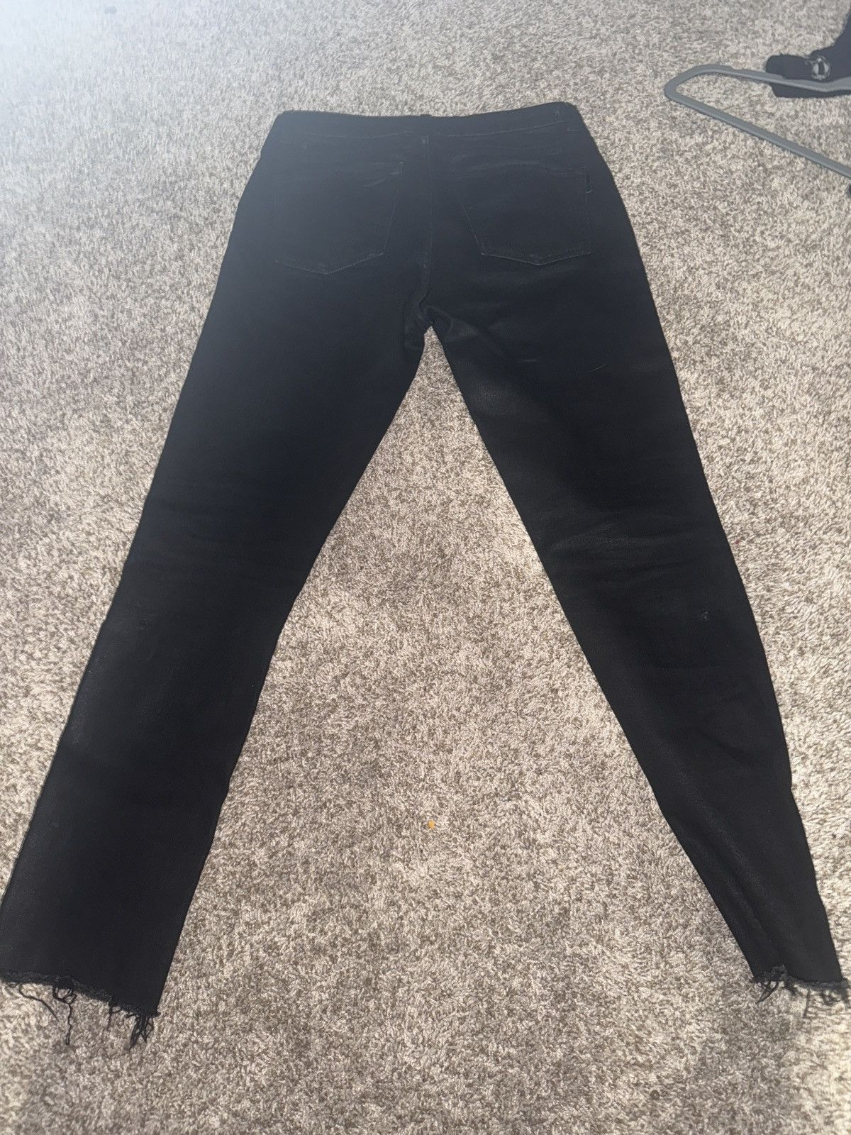 Saint Laurent Paris Saint Laurent Waxed Raw Hem Jeans - SS13 Size US 29 - 7 Thumbnail
