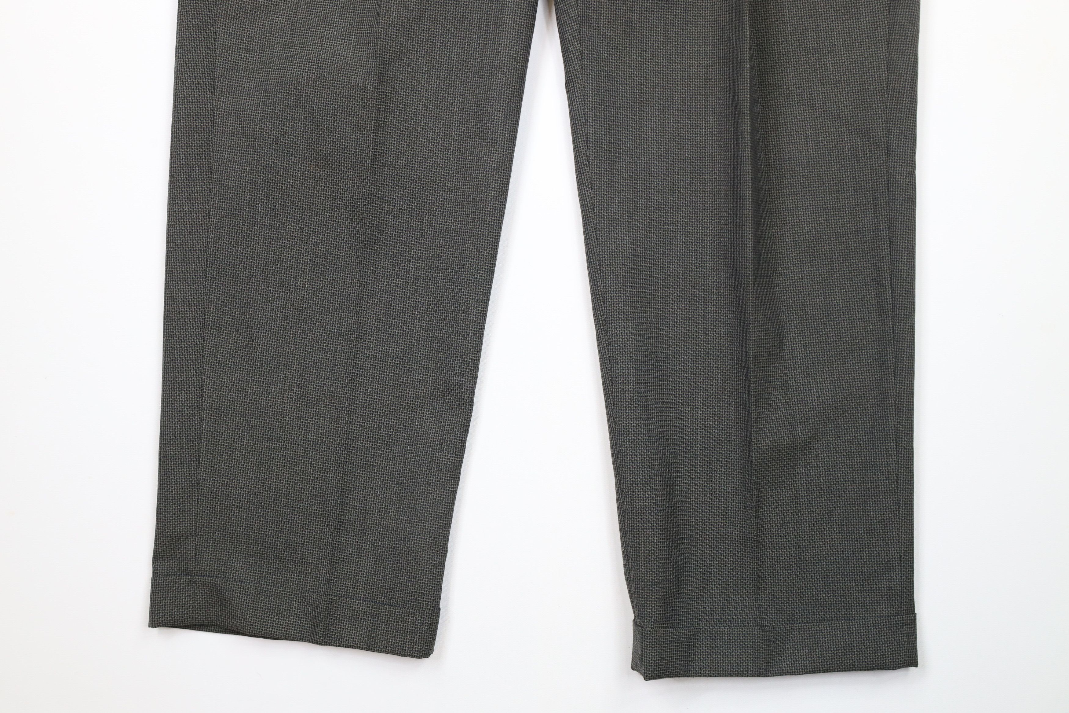 Vintage Vintage 90s Wimbledon Tennis Cuffed Chino Pants Houndstooth Size US 34 / EU 50 - 4 Thumbnail