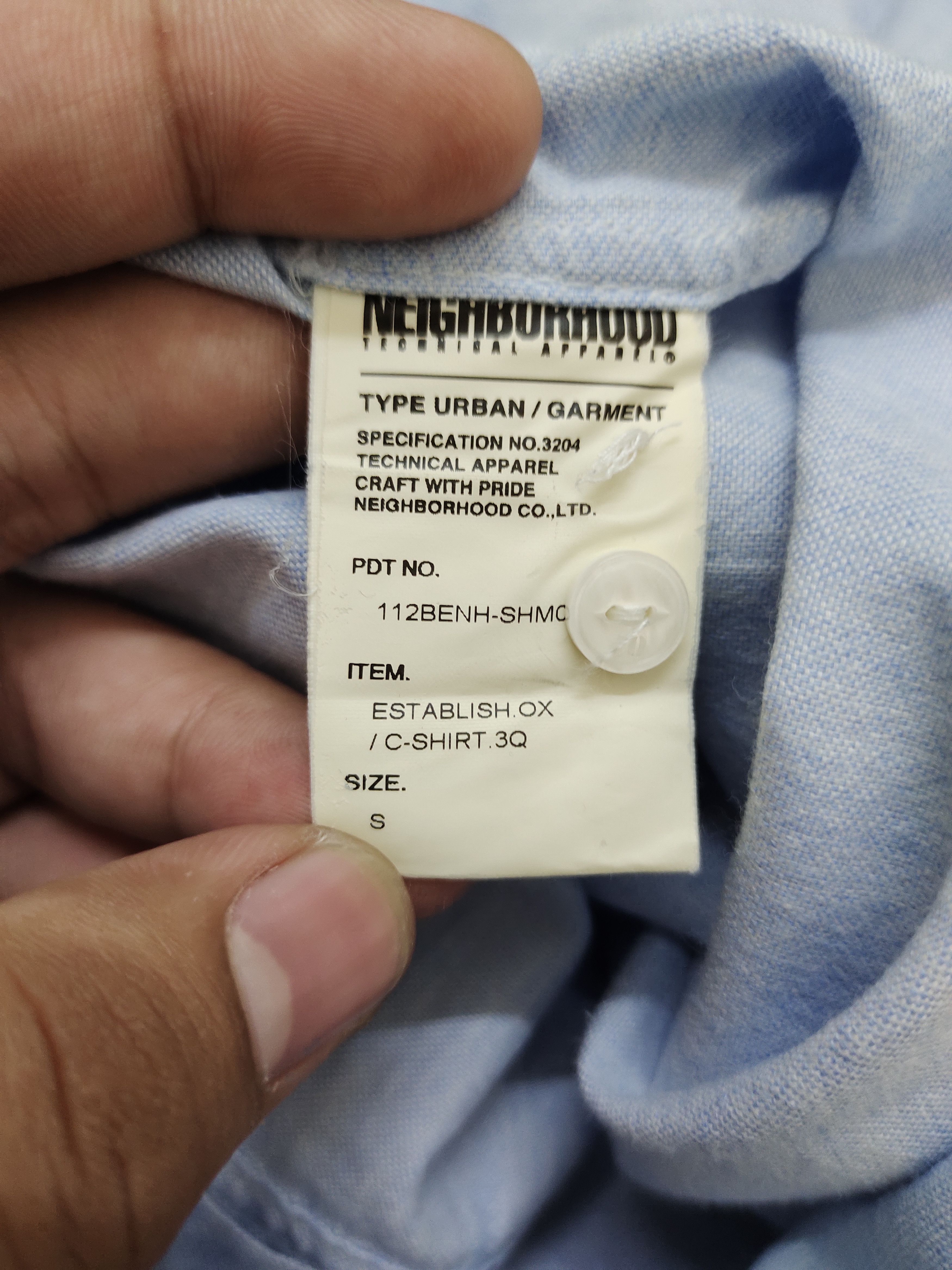 Neighborhood Vintage Neighborhood .Co Japan Chambray Denim Shirt Size US S / EU 44-46 / 1 - 16 Thumbnail