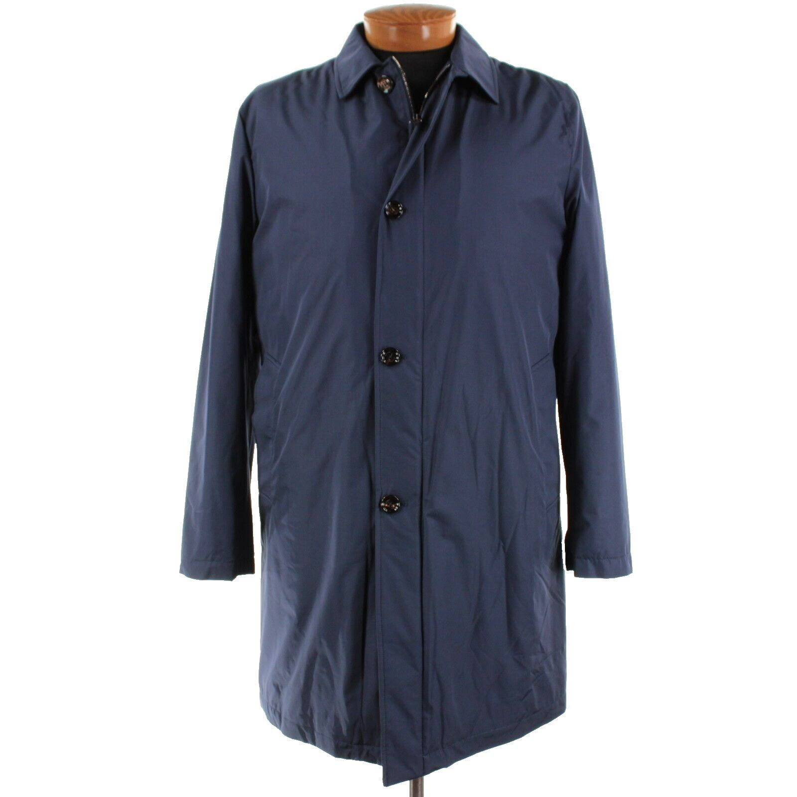 Kiton Kiton Jacket Size L US In Blue Polyester Blend Size US L / EU 52-54 / 3 - 1 Thumbnail