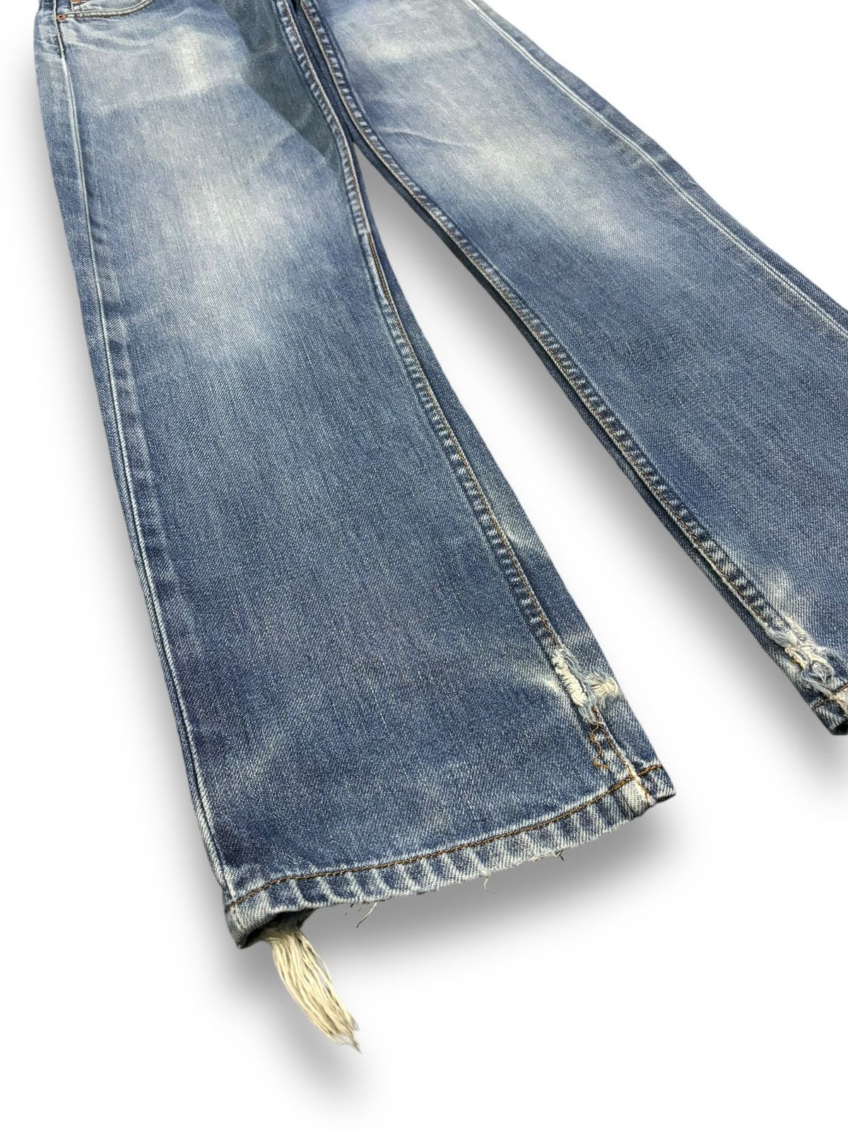 Levi's Vintage 90s Levis 505 Blue Wash Regular Fit Distressed Jeans Size US 29 - 10 Thumbnail