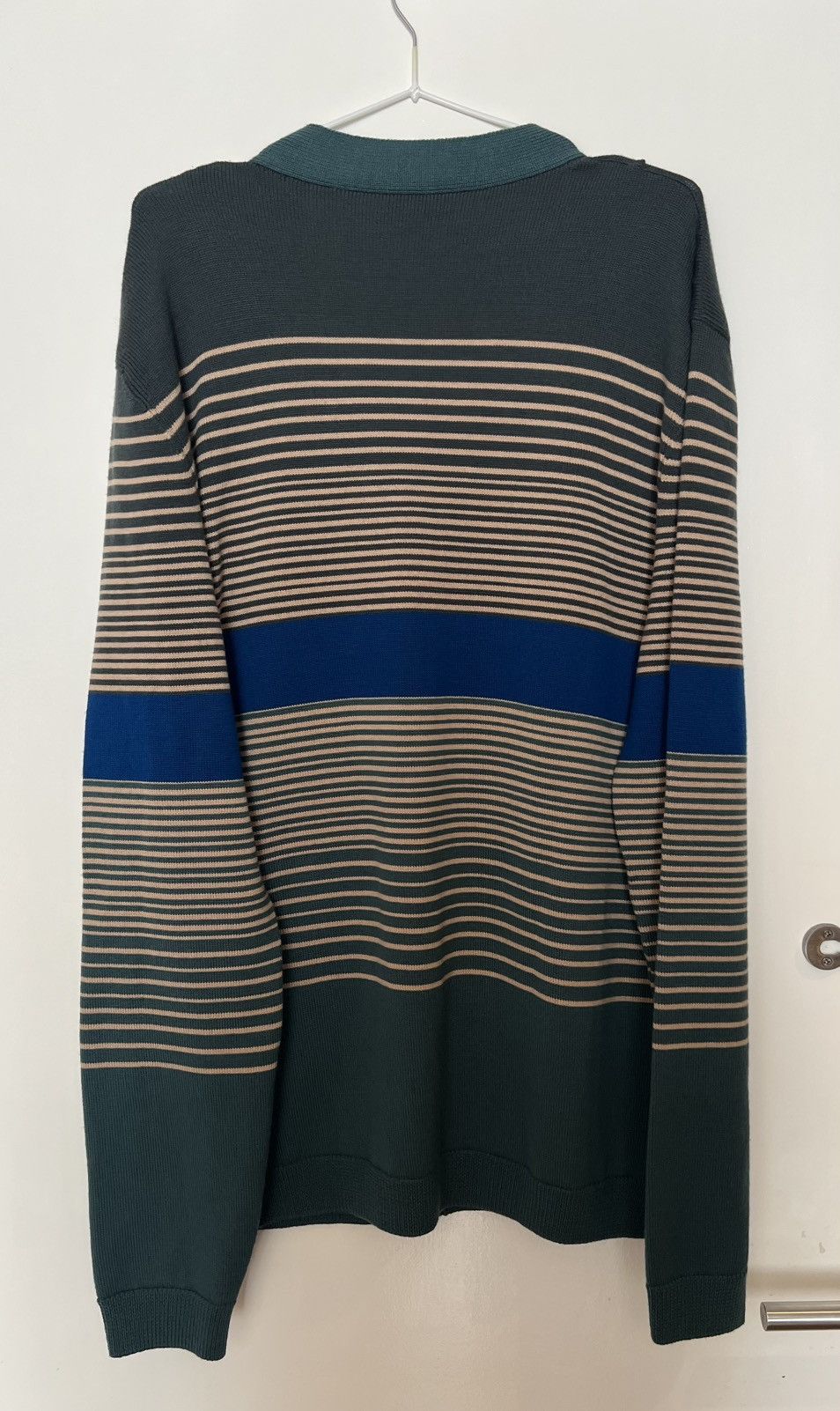 Missoni MISSONI Wool Striped Cardigan Multicolour Green Large Men L Size US L / EU 52-54 / 3 - 2 Thumbnail