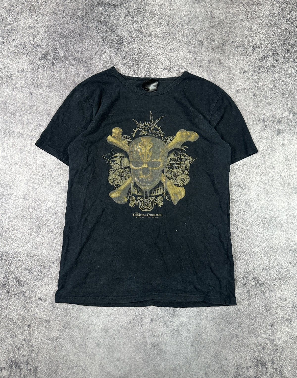Disney Pirates Of Caribbean Logo Disney T-shirt Movie Streetwear L Size US L / EU 52-54 / 3 - 1 Thumbnail