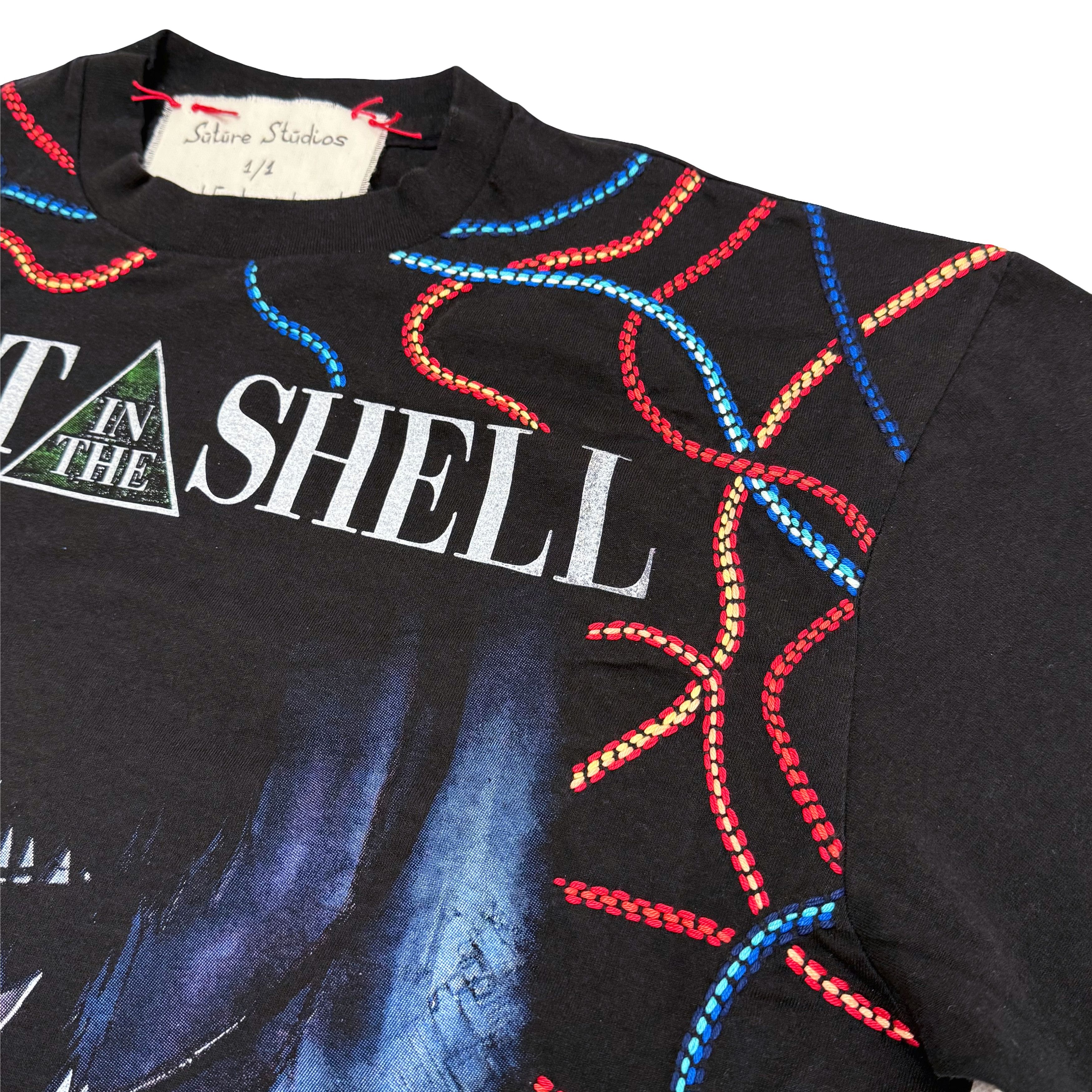 Band Tees Suture Studios Ghost in the Shell Hand Embroidered T-shirt Size US L / EU 52-54 / 3 - 4 Thumbnail