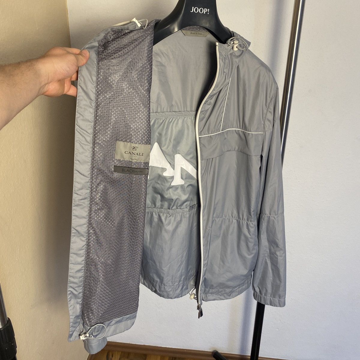 Canali Nylon Jacket Canali Black Edition Rain Size US M / EU 48-50 / 2 - 3 Thumbnail