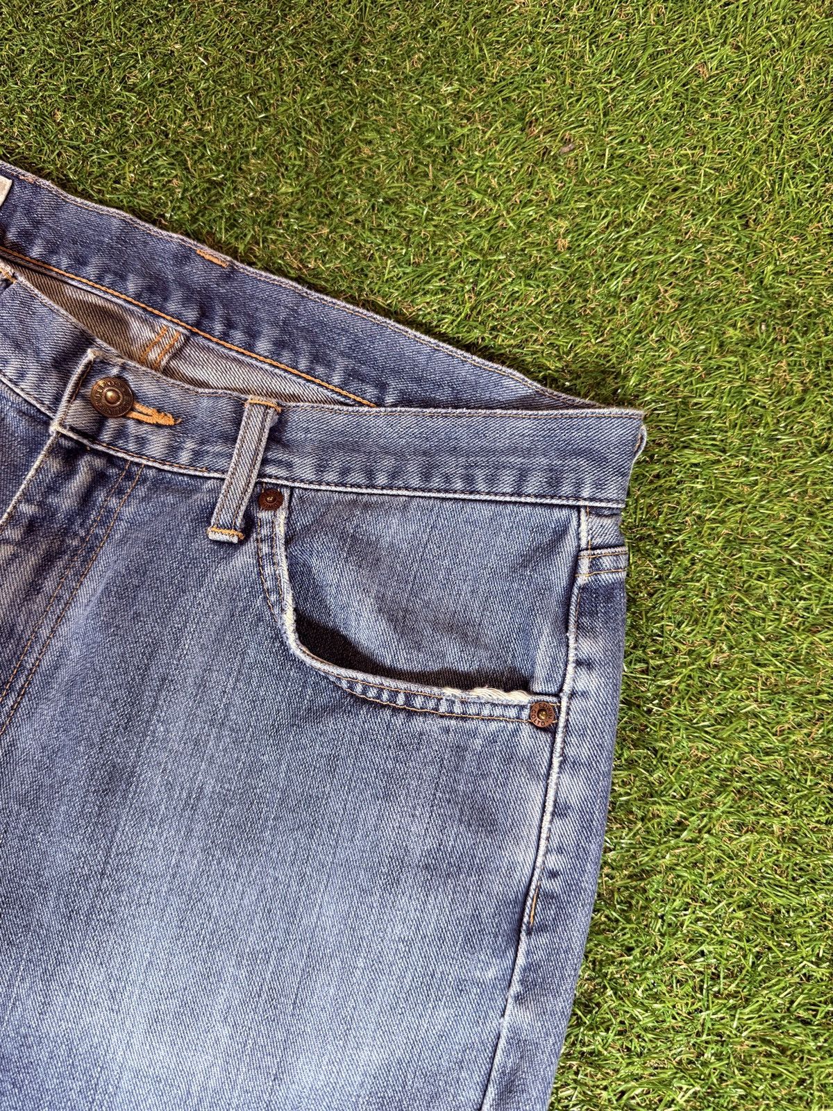 Edwin EDWIN International Basic Jeans Light Wash Straight Fit Size US 34 / EU 50 - 7 Thumbnail