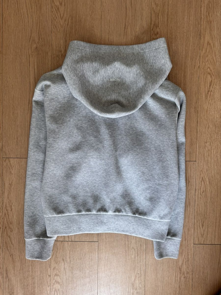RECTO RECTO Logo Detail Zip Hoodie Grey Size L Size US L / EU 52-54 / 3 - 17 Thumbnail