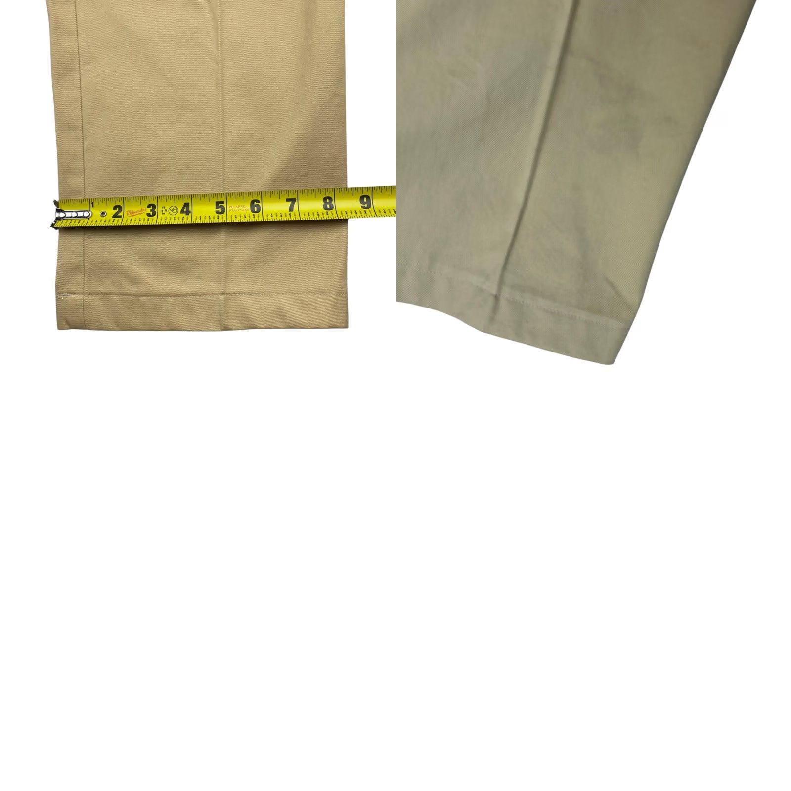 BRAX BRAX Men's Eric Chino Pants 33x30 Khaki/Tan Cotton Flat Front Casual Size US 33 - 9 Thumbnail