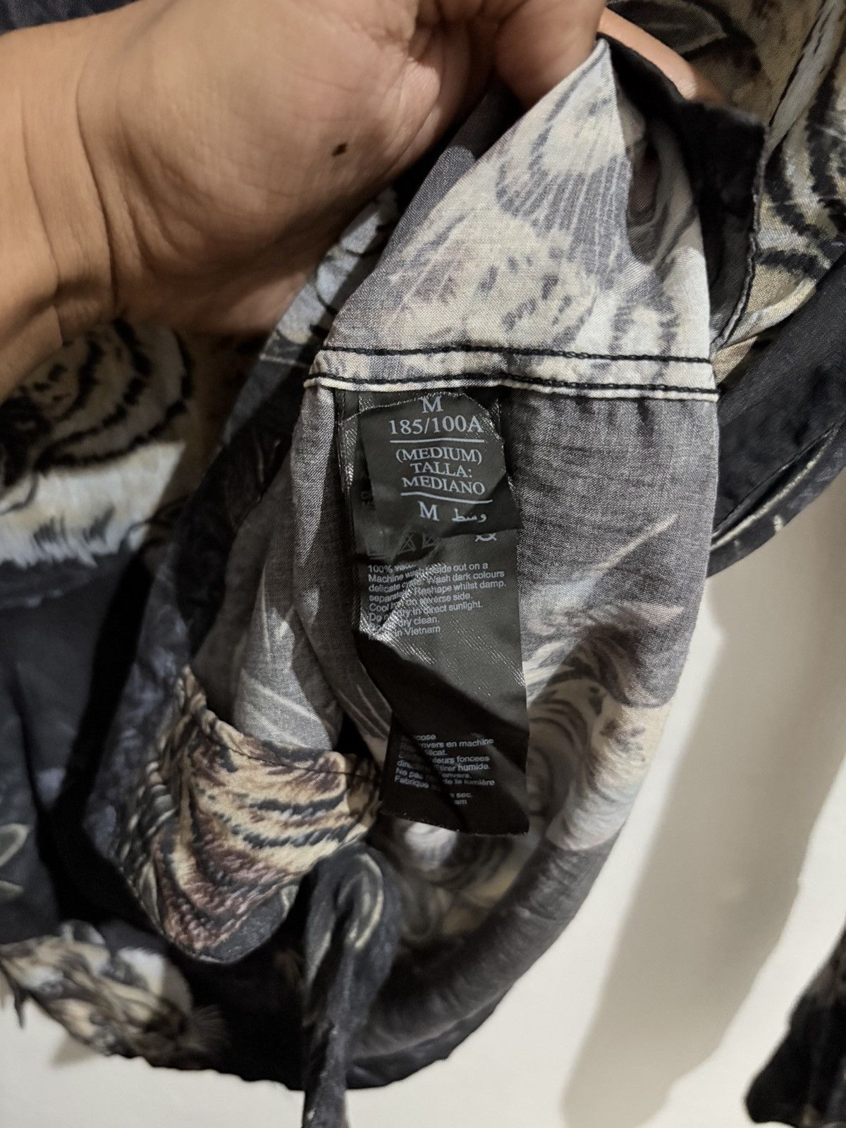 Allsaints × Japanese Brand × Vintage Allsaints pattern tiger ifsixwasnine button shirt Size US M / EU 48-50 / 2 - 7 Thumbnail