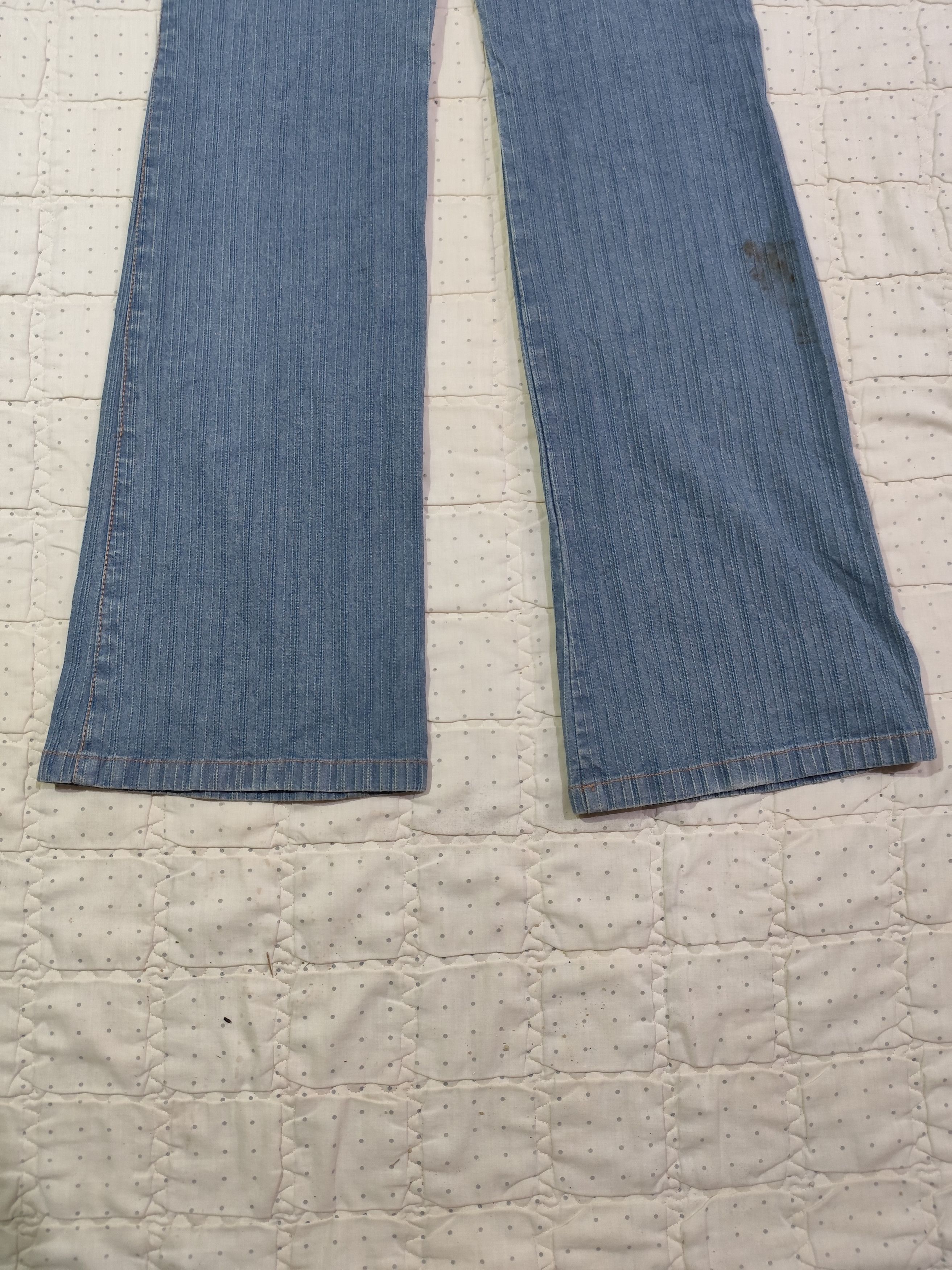 Issey Miyake × Japanese Brand Vintage Elle Planete Flare Denim J024 Size 30" / US 8 / IT 44 - 11 Thumbnail