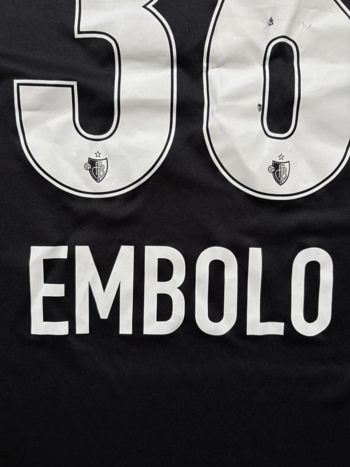 Adidas FC Basel 2015 Player Issue #36 Embolo Soccer Jersey