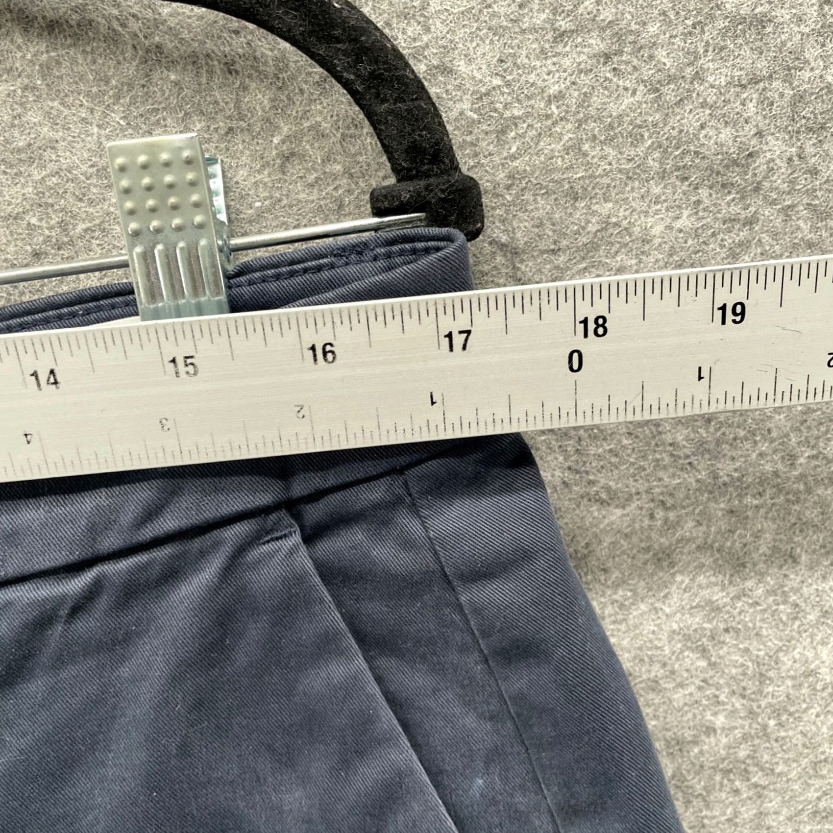 Gap Gap Chino Pants Mens 32x32 (32x30) Navy Blue Khaki Baggy Fit Relaxed Stretch Size US 32 / EU 48 - 6 Thumbnail