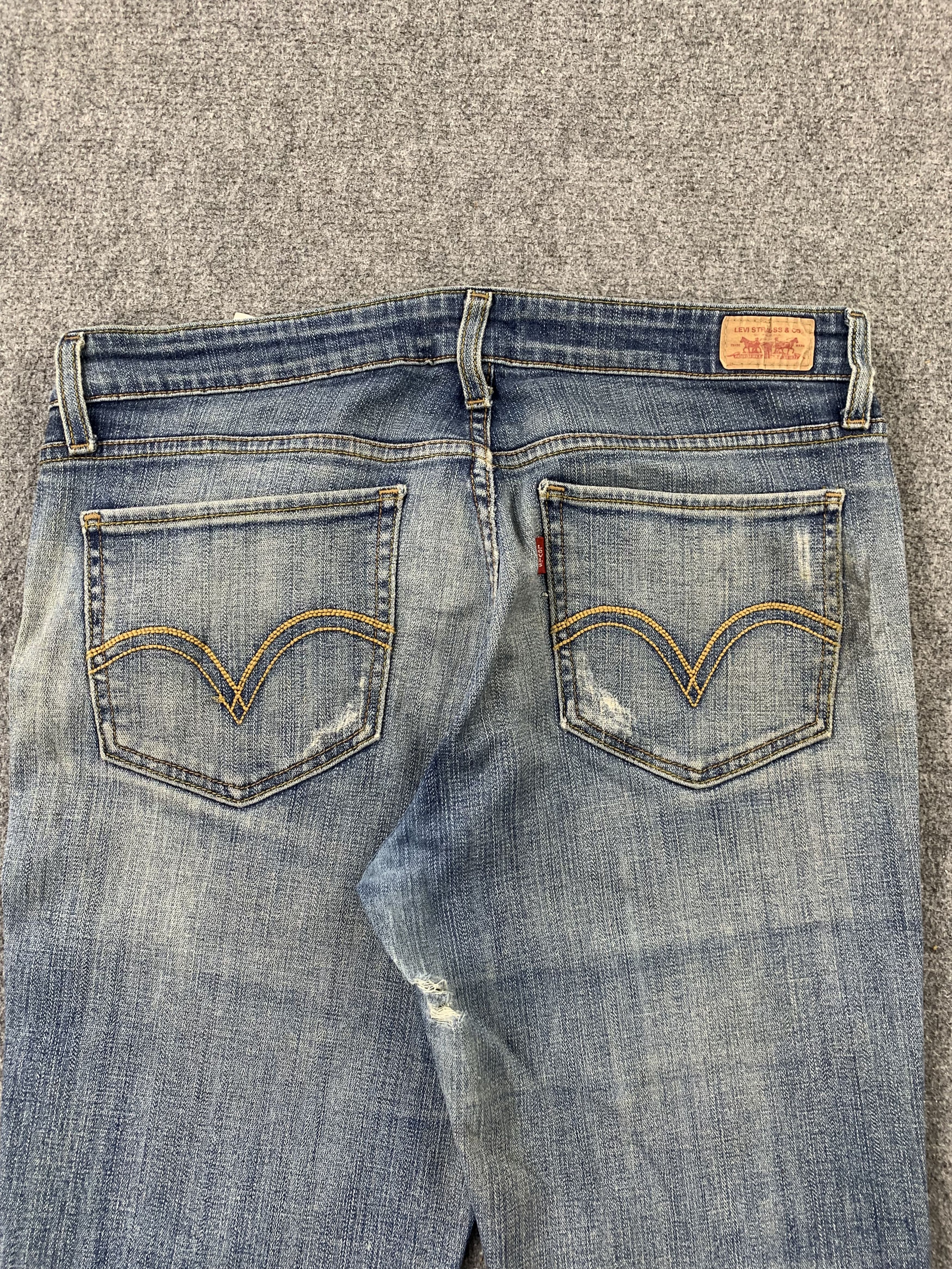 Levi's × Vintage Vintage Levis 518 Low Bootcut Jeans Size US 33 - 4 Thumbnail