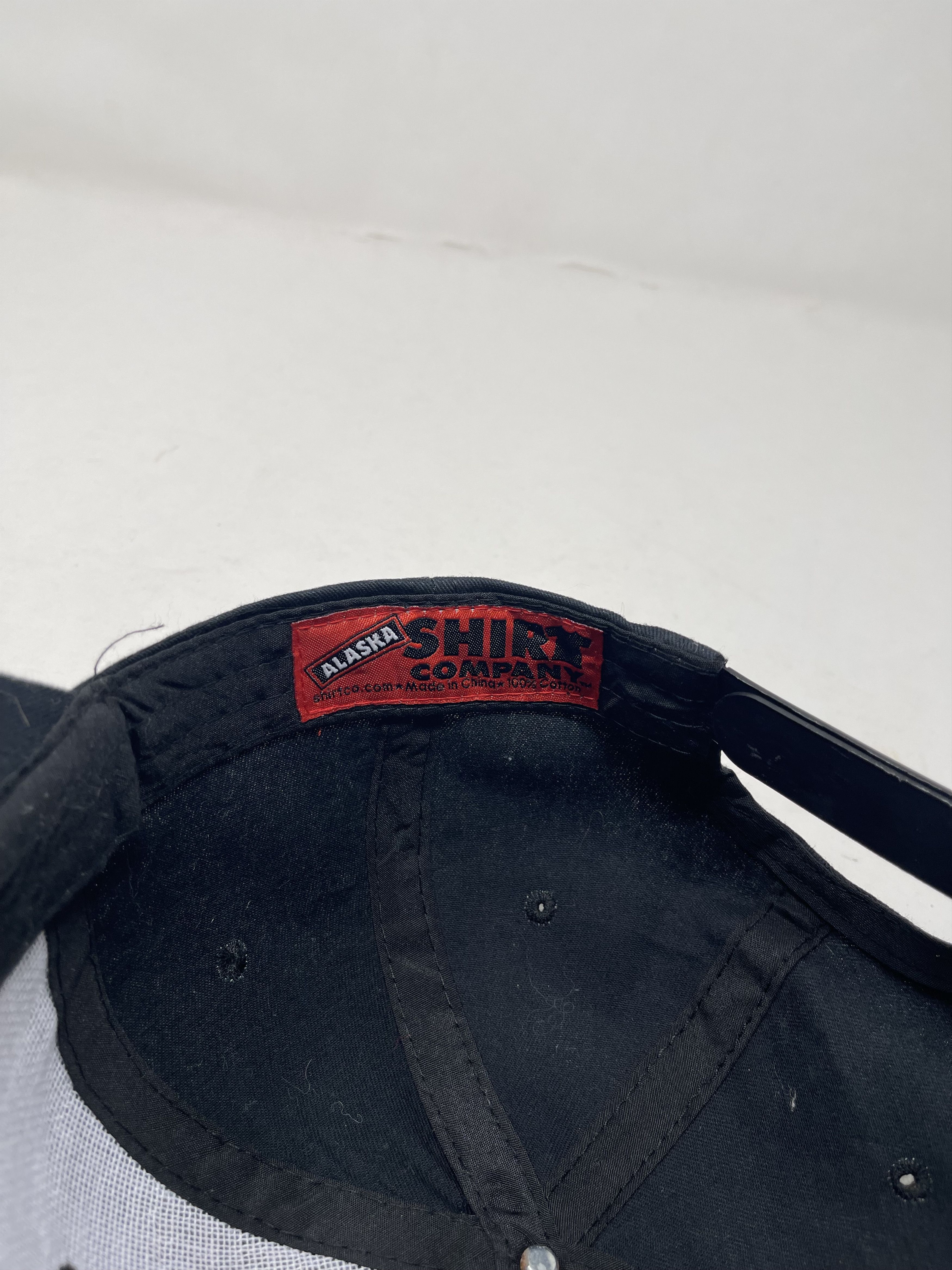 Vintage Alaska Fishing Hunting Shirt Company Black Snapback Size ONE SIZE - 8 Thumbnail