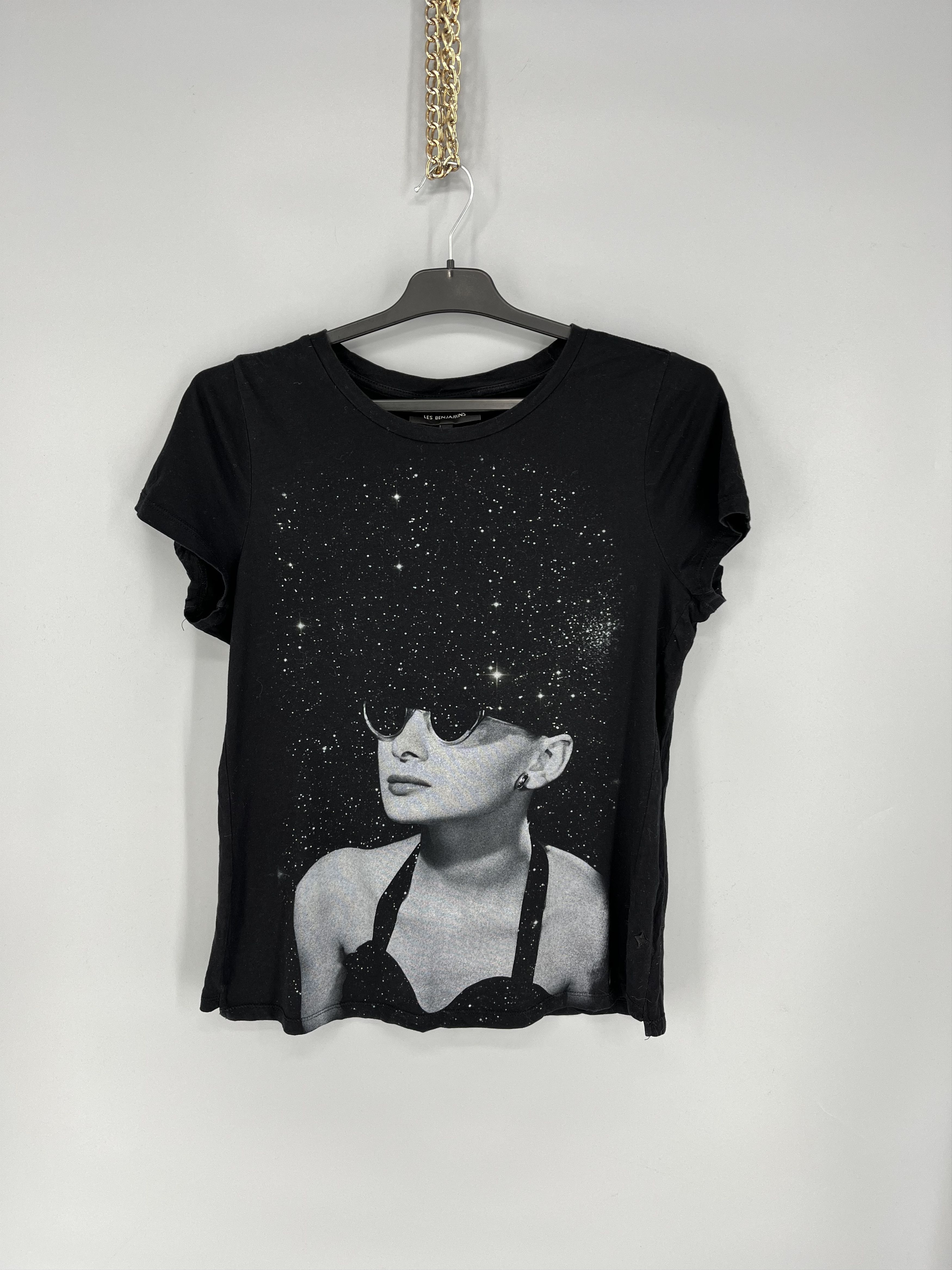 Les Benjamins Rare Les Benjamins Photo Tee Black T Shirt Size S / US 4 / IT 40 - 1 Thumbnail