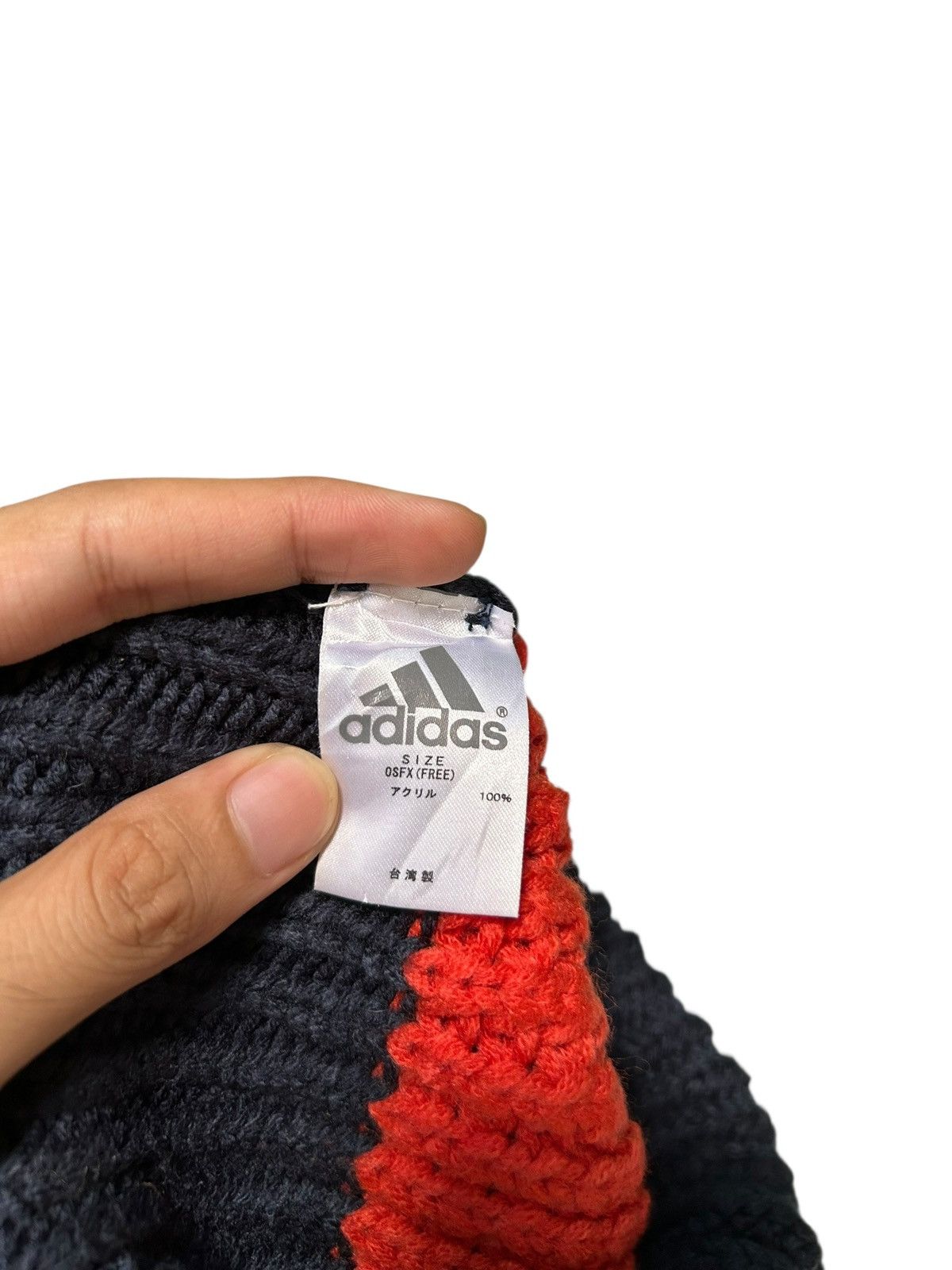 Adidas × Japanese Brand × Vintage Vintage Adidas Balaclava Masked Knitted big Beanie Rare Size ONE SIZE - 7 Thumbnail