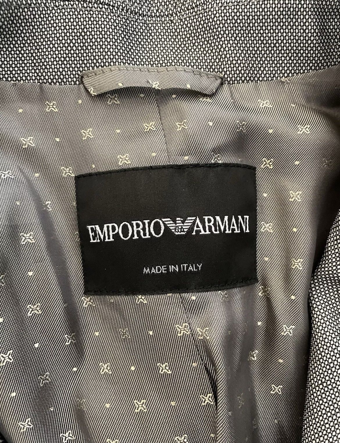 Emporio Armani Peak Lapel Mini Nailhead Jacket Size XL / US 12-14 / IT 48-50 - 3 Thumbnail