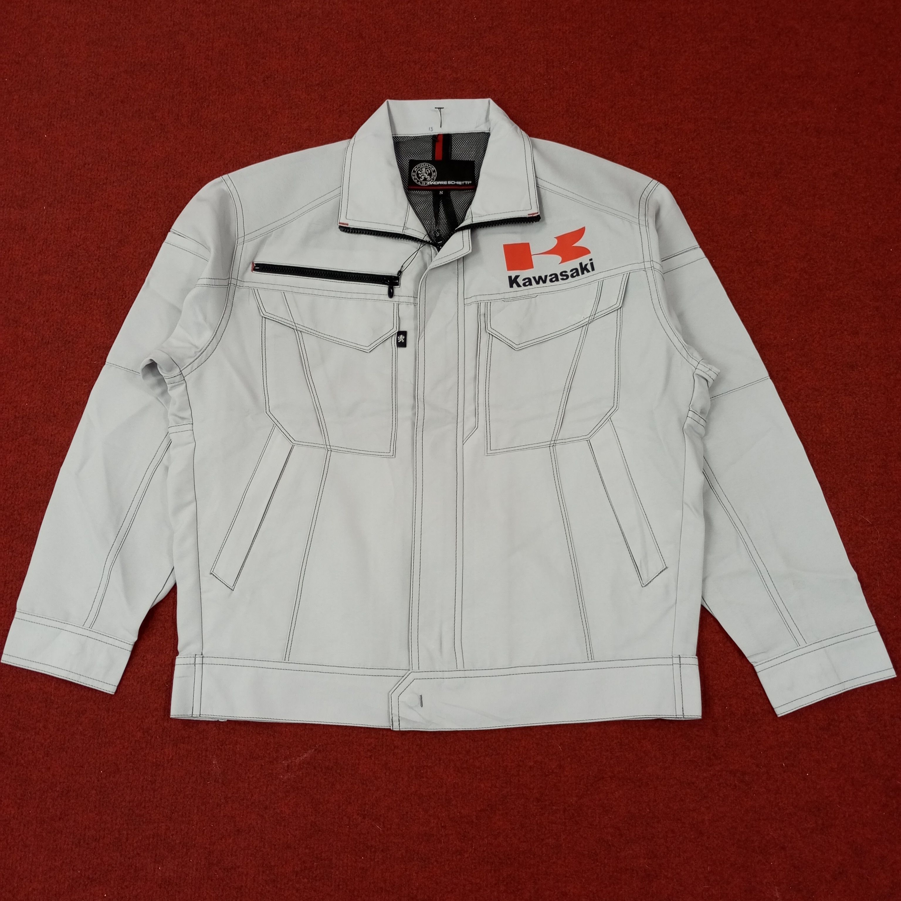 Japanese Brand × Vintage Kawasaki Japanese Motorsports Custom Jacket c232n19 Size US M / EU 48-50 / 2 - 3 Thumbnail