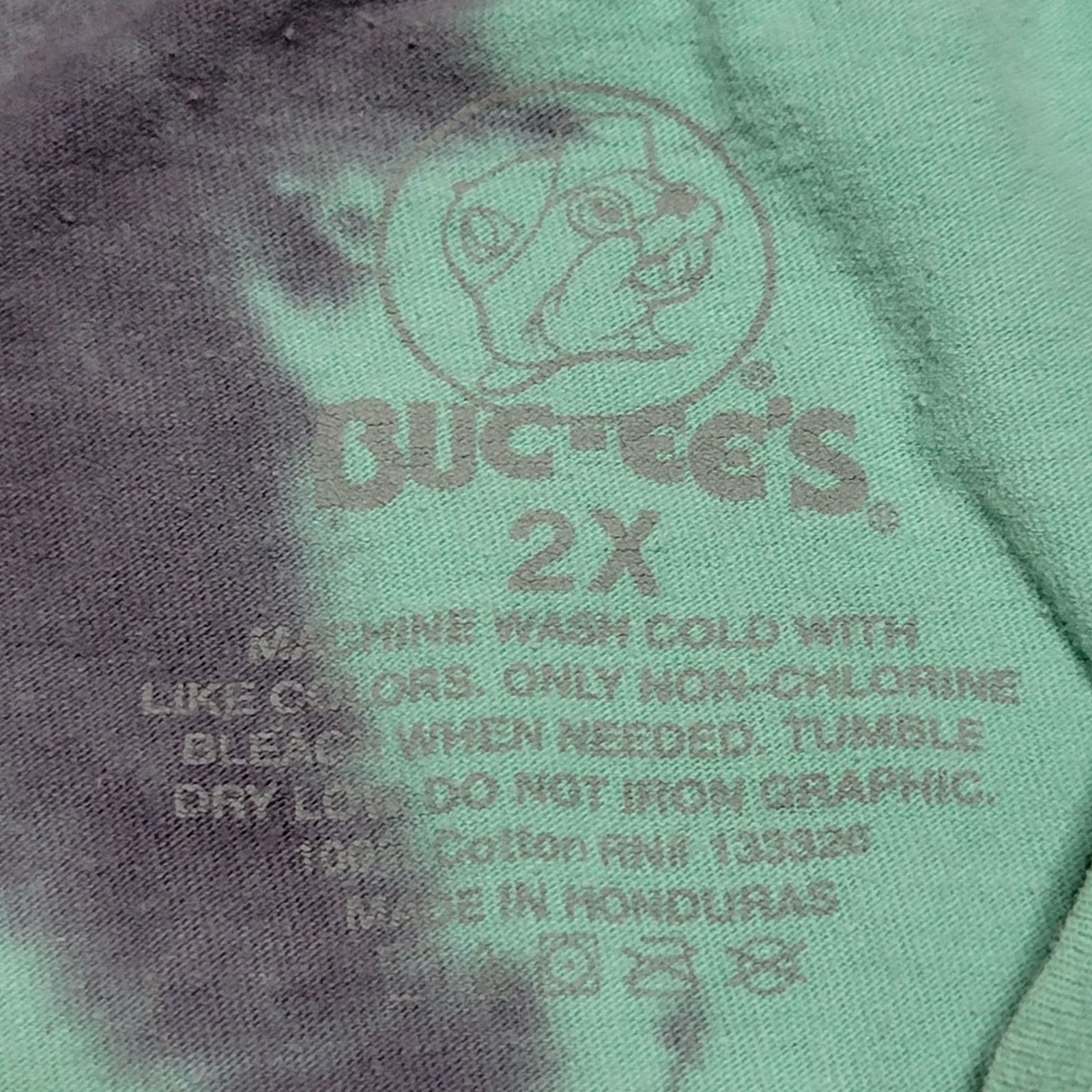 Other Buc-ee's Teal & Purple Tie-Dye "Beaver Believer" Tee - 2X Size US XXL / EU 58 / 5 - 5 Thumbnail
