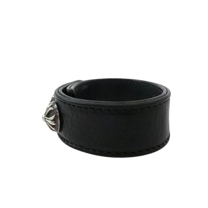 Chrome Hearts CHROME HEARTS 3 BUTTON 2 SNAP LEATHER BRACELET Size ONE SIZE - 2 Thumbnail