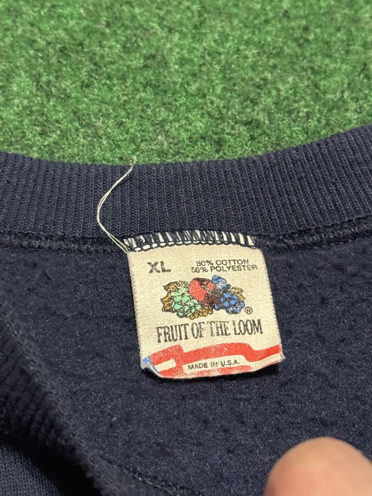 Fruit Of The Loom Vintage Grandma Sheep Sweatshirt XL 90s 22x28 Sweatshirt Size XL / US 12-14 / IT 48-50 - 3 Thumbnail