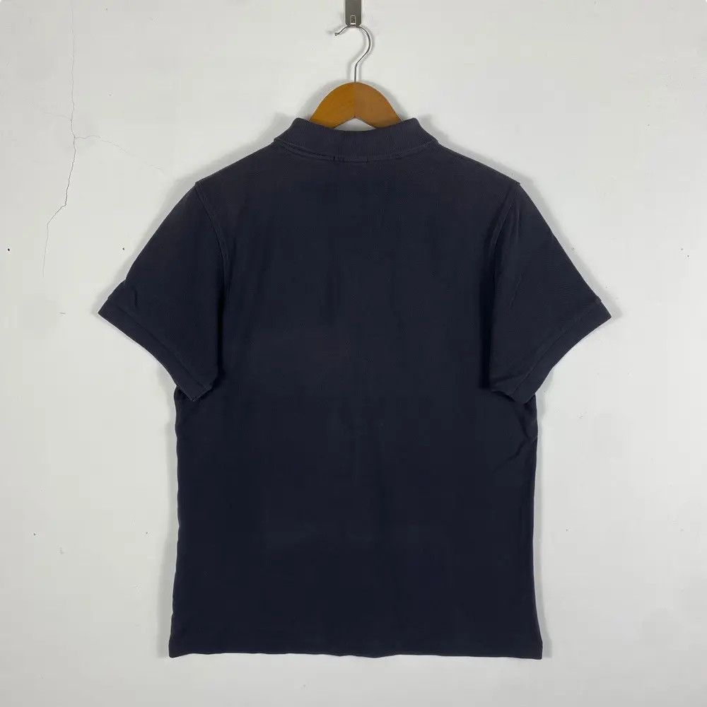 Burberry BURBERRY LONDON Slim Fit Embroidery Logo Navy Polo Shirt Size US XL / EU 56 / 4 - 4 Thumbnail