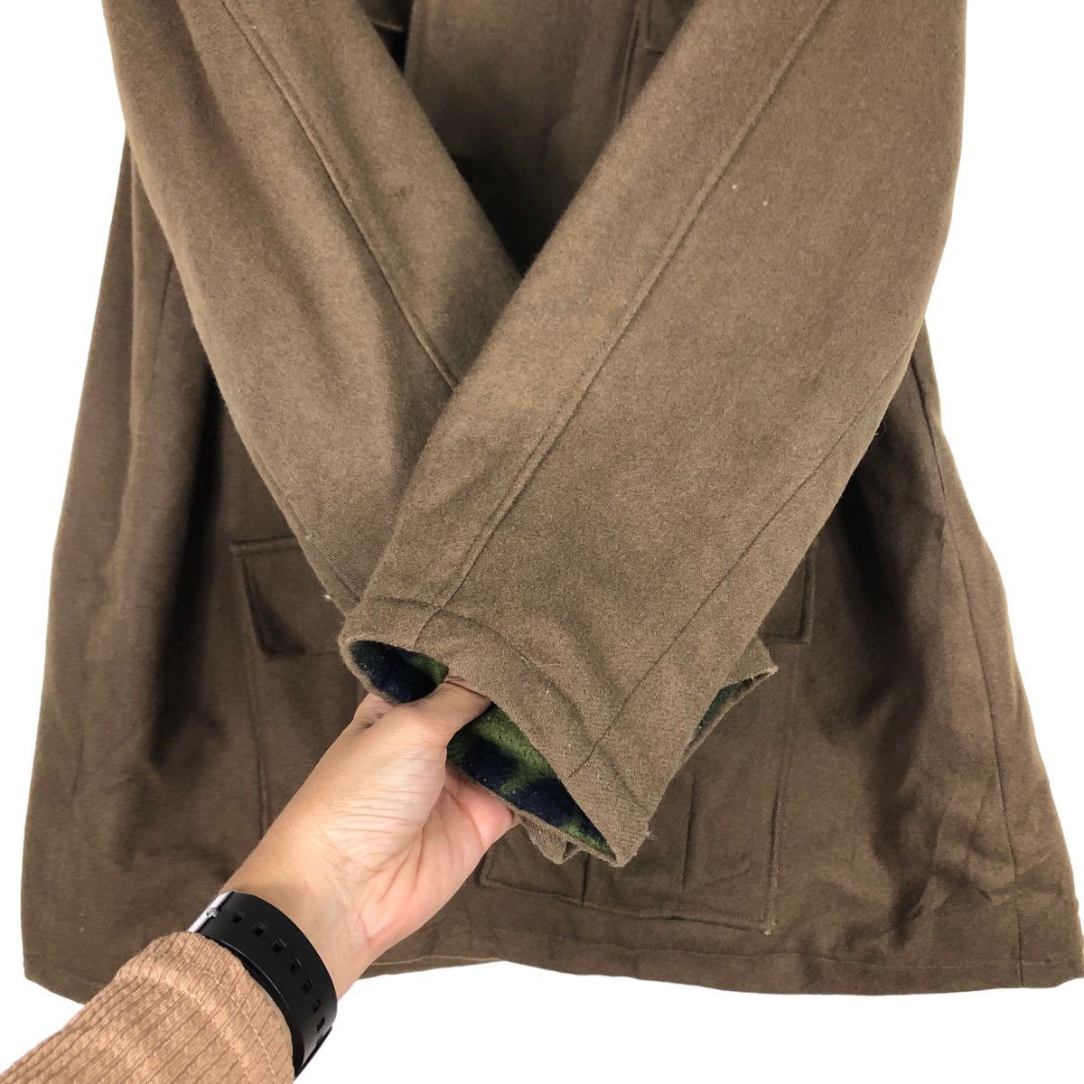 Vintage 🔥True Vintage 1940 Wool Winter Jacket Smock Military Cargo Size US M / EU 48-50 / 2 - 13 Thumbnail