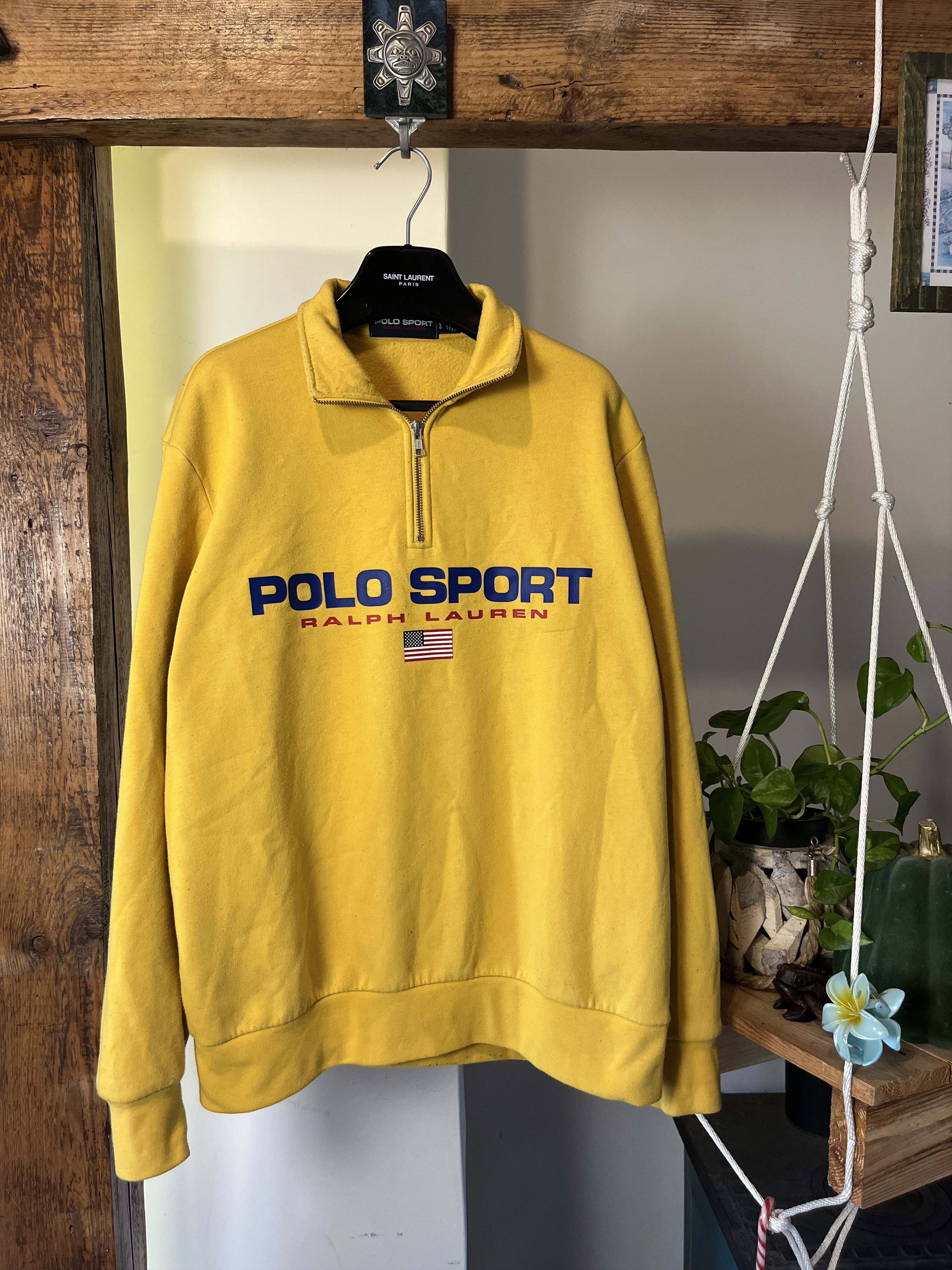 Polo Ralph Lauren × Ralph Lauren × Vintage Vintage Polo Sport Ralph Lauren USA Flag Old Money Size US L / EU 52-54 / 3 - 1 Thumbnail