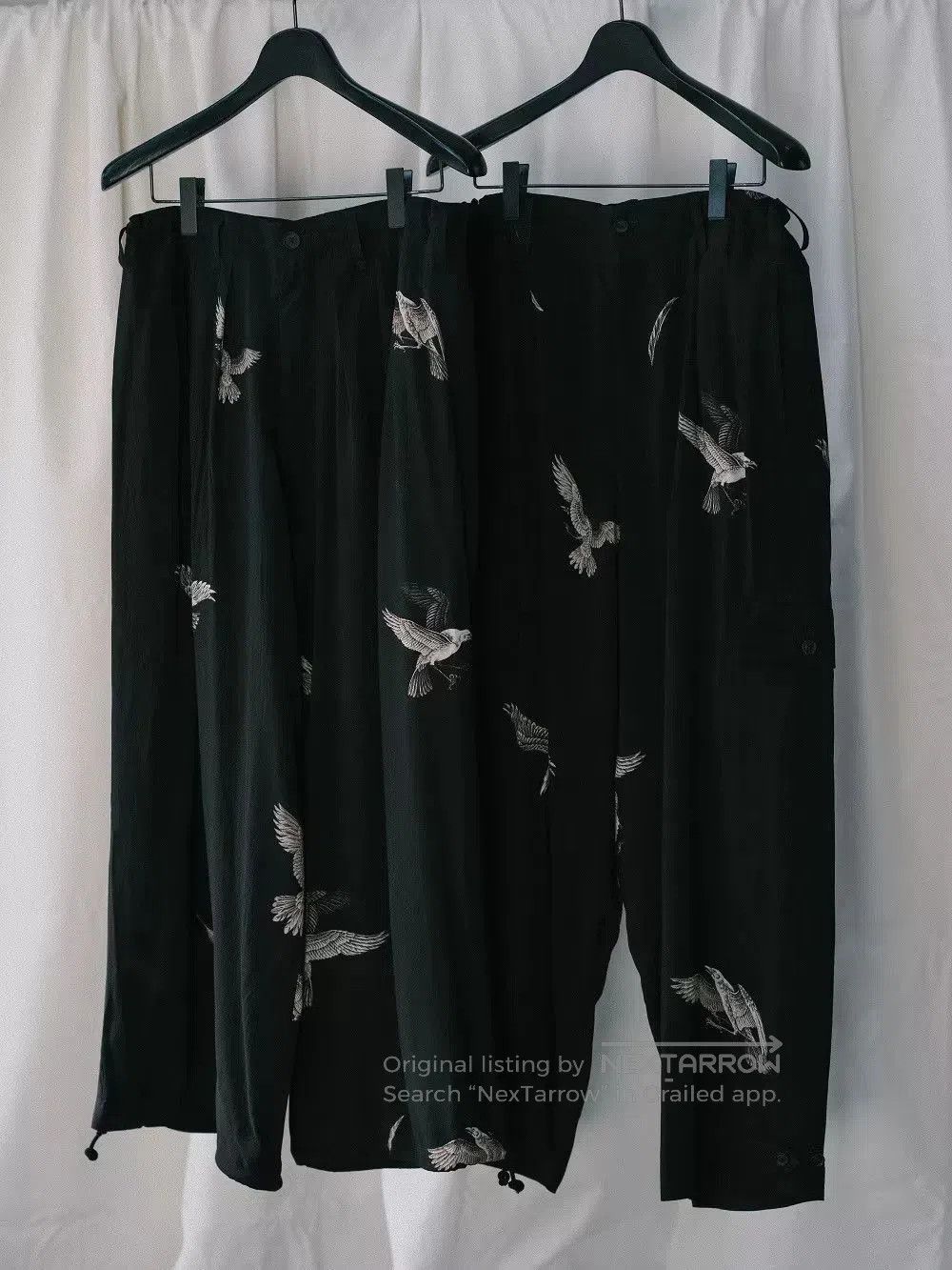 Yohji Yamamoto Yohji Yamamoto Black Crow Military Pants. Size US 27 - 3 Thumbnail
