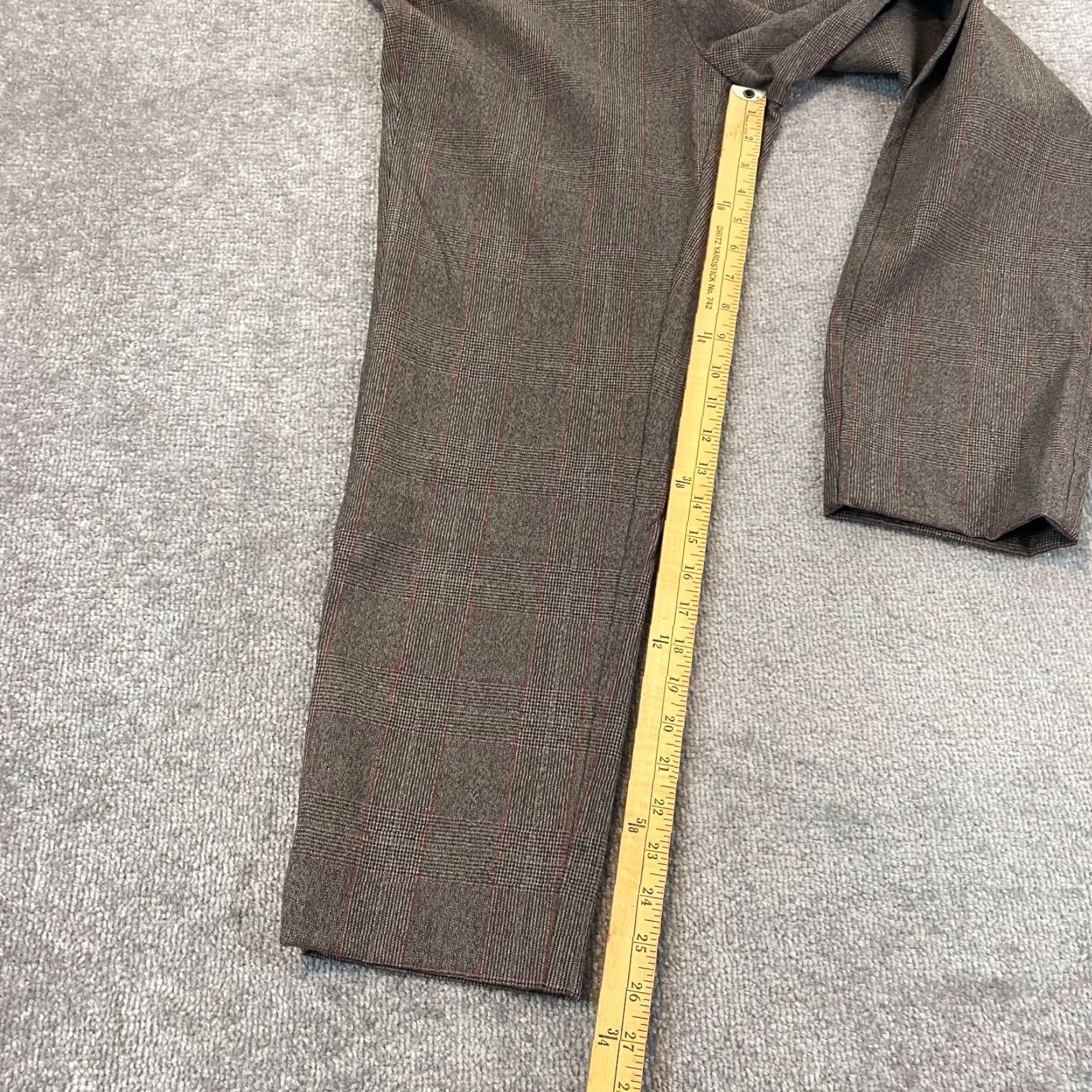 Soft Surroundings Soft Surroundings Pants Womens Large Straight Stretch Pull On Career Workwear Brown Multicolor Dress Pants Casual Formal Size 36" / US 14 / IT 50 - 6 Thumbnail
