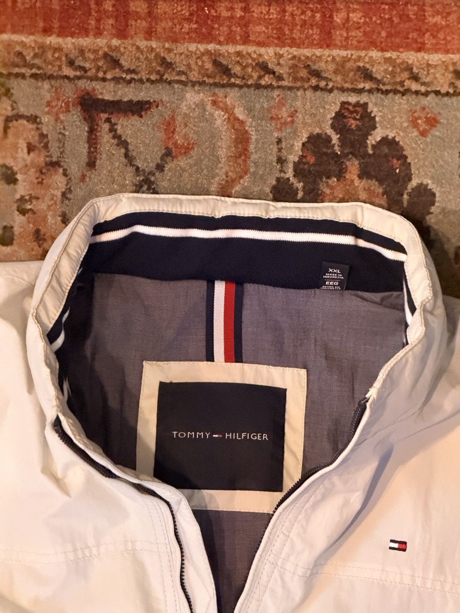 Tommy Hilfiger Tommy Hilfiger Yacht Jacket Regatta Windbreaker Hidden Hood Size US XXL / EU 58 / 5 - 3 Thumbnail
