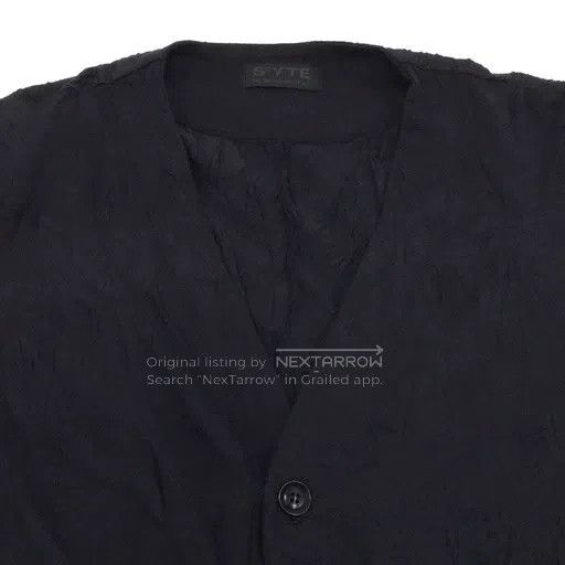 Yohji Yamamoto Yohji Yamamoto Black Knit Cardigan shirt Size US L / EU 52-54 / 3 - 4 Thumbnail