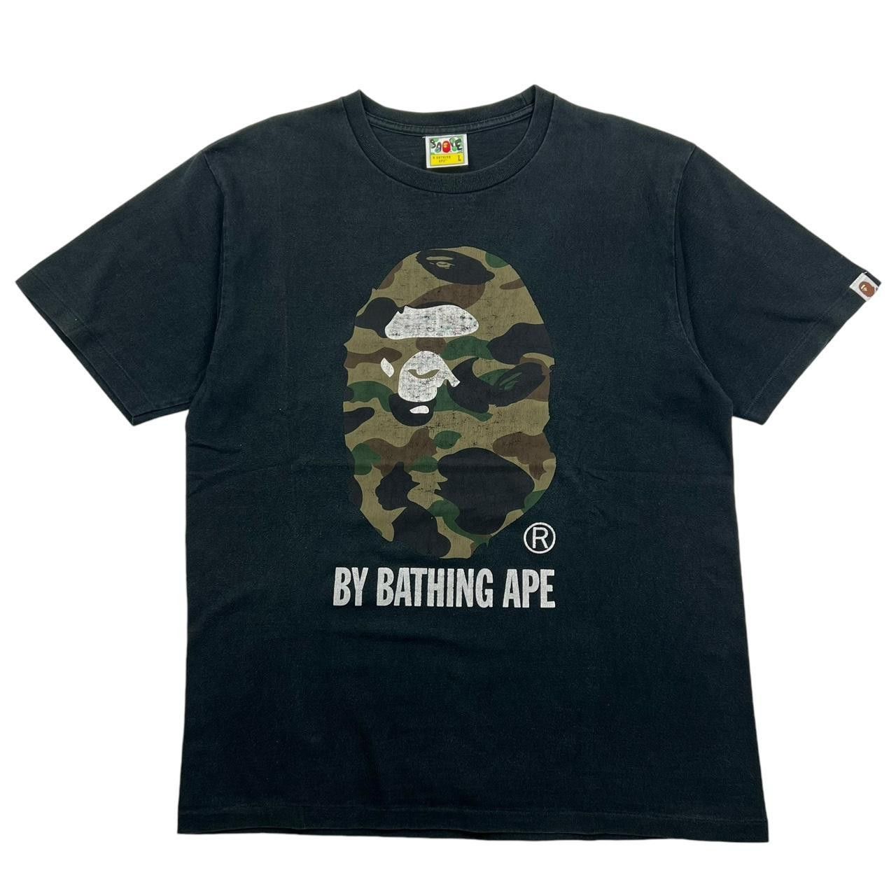 Bape Vintage Bape Camo Ape Head Black T-Shirt - Large Size US L / EU 52-54 / 3 - 1 Thumbnail