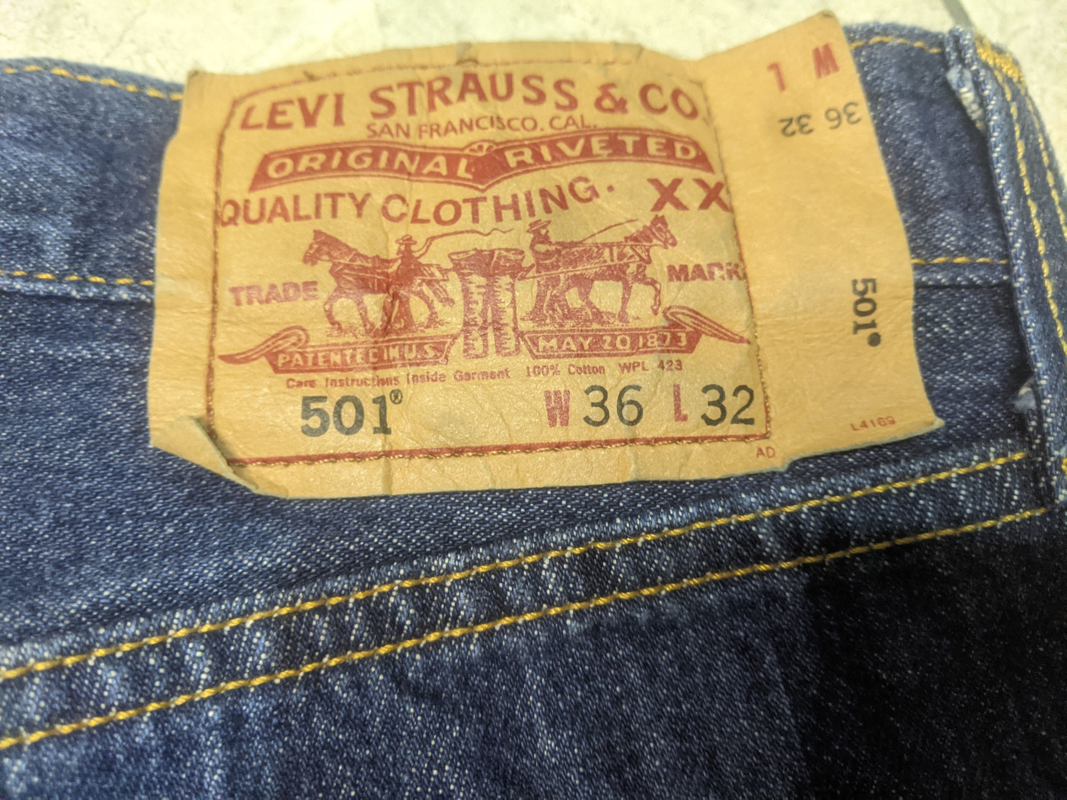 Levi's Levis 501 Straight Leg Button Fly Size US 36 / EU 52 - 11 Thumbnail
