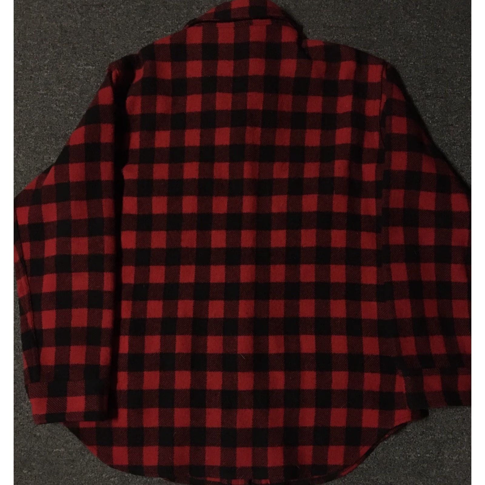 Vintage Vtg Woolrich Buffalo Plaid Wool Flannel Shirt L USA Western Biker Grunge Size US L / EU 52-54 / 3 - 2 Thumbnail
