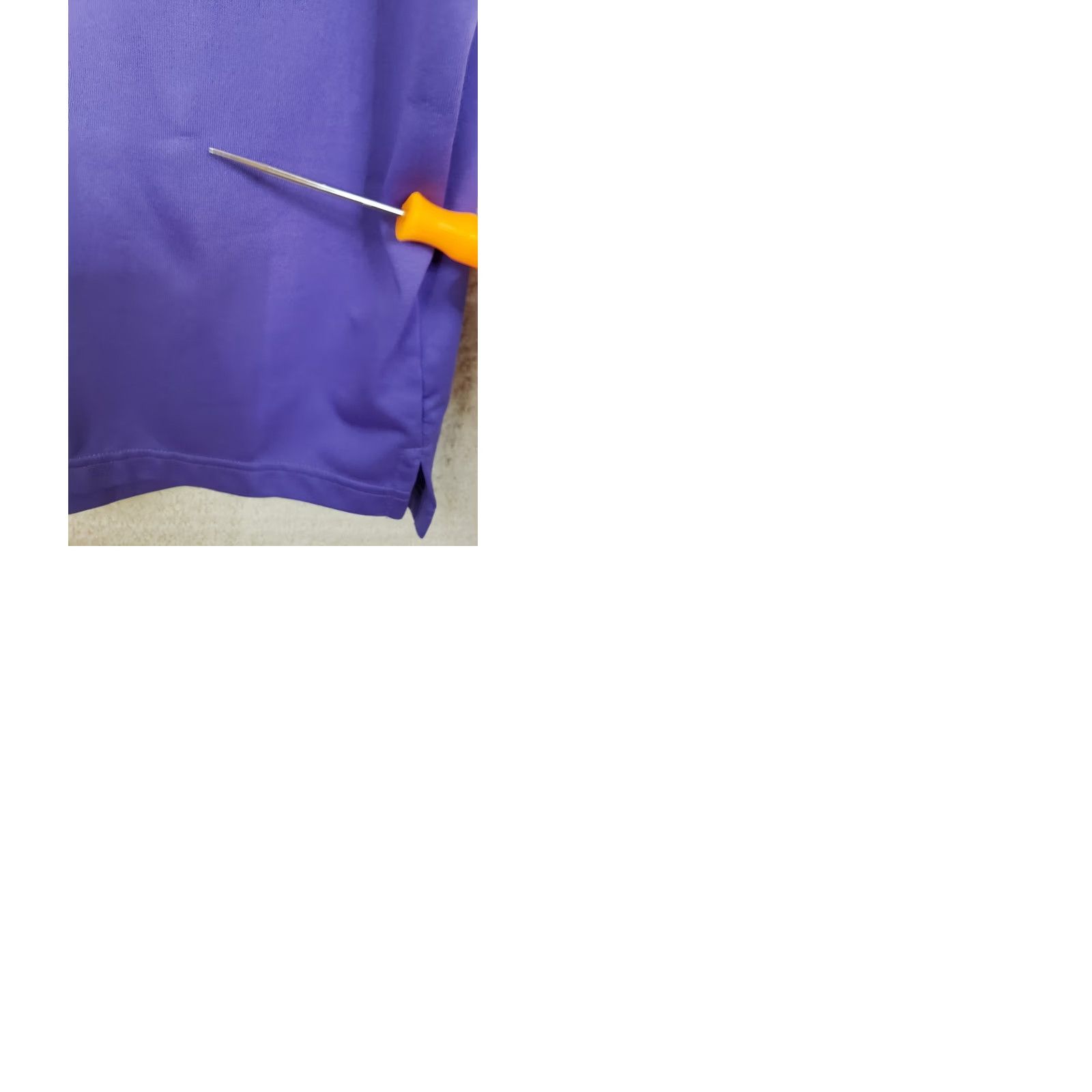 Vintage Donald Ross Sport Polo Shirt Men's M Purple Geometric Logo Flags Polo Golf Polo Shirt Mens M Purple Size US M / EU 48-50 / 2 - 9 Thumbnail