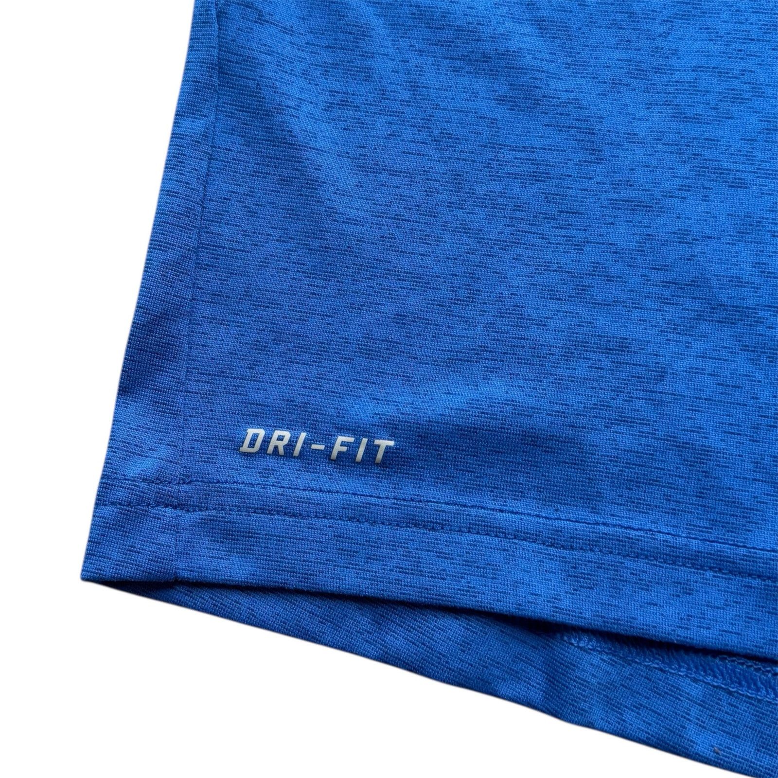 Nike M Nike Dri Fit Royal Blue & Black Muscle Tank Top Shirt Size US M / EU 48-50 / 2 - 3 Thumbnail
